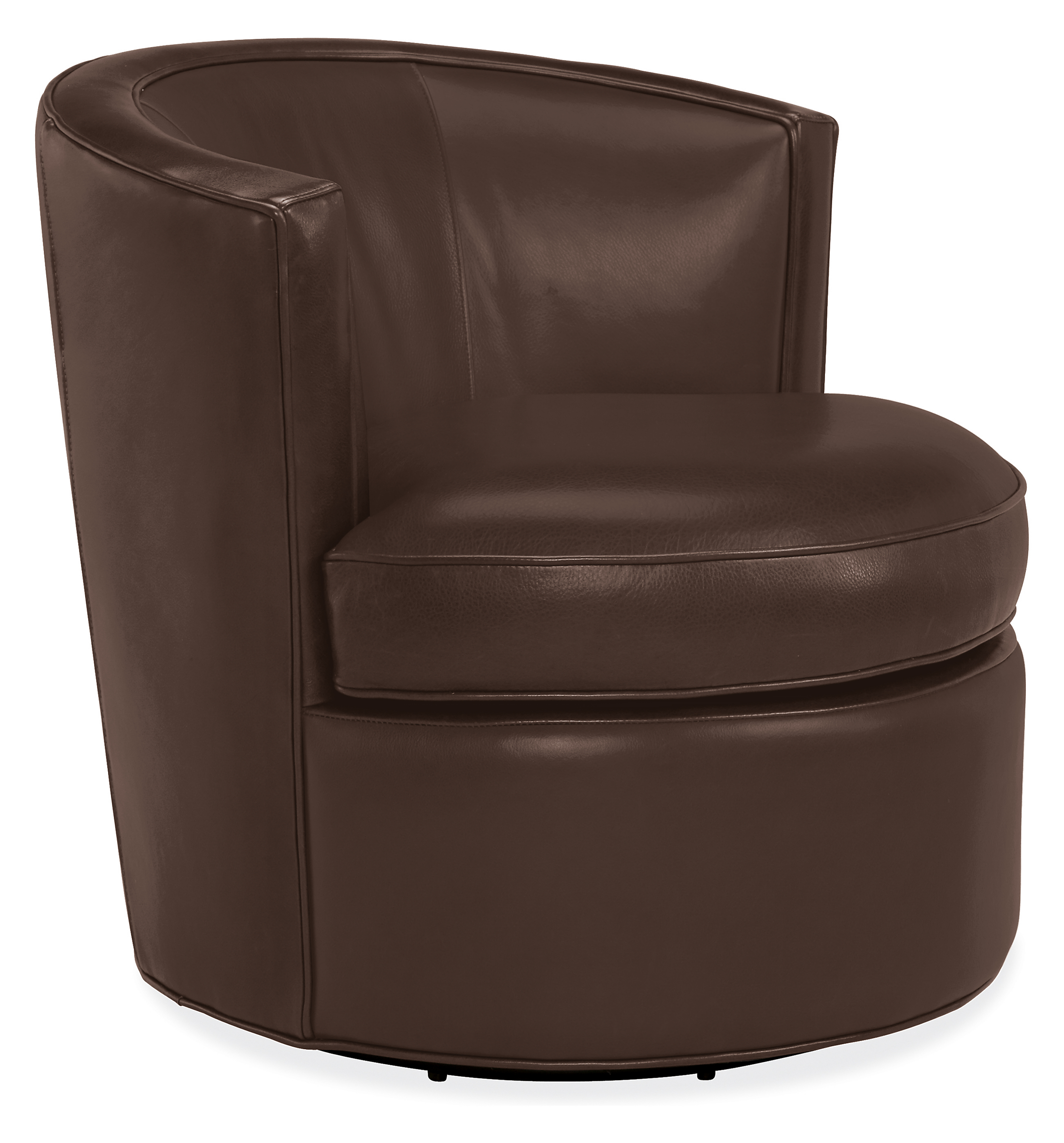 Otis Leather Swivel Chair