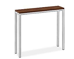 Parsons 32w 8d 29h Thin Leg Table