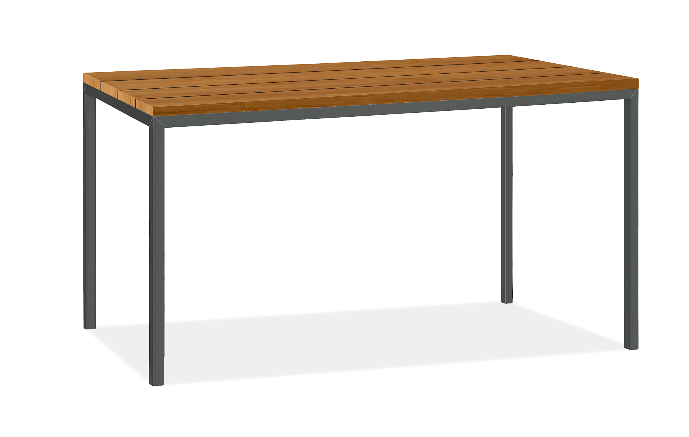 Parsons 48w 24d 29h Outdoor Console Table with 1" Leg
