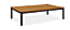 Parsons 60w 36d 16h Coffee Table with 1" Leg