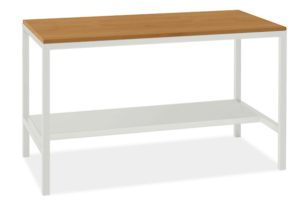 Parsons 60w 30d 35h Narrow Shelf Counter Table with 1.5" Leg
