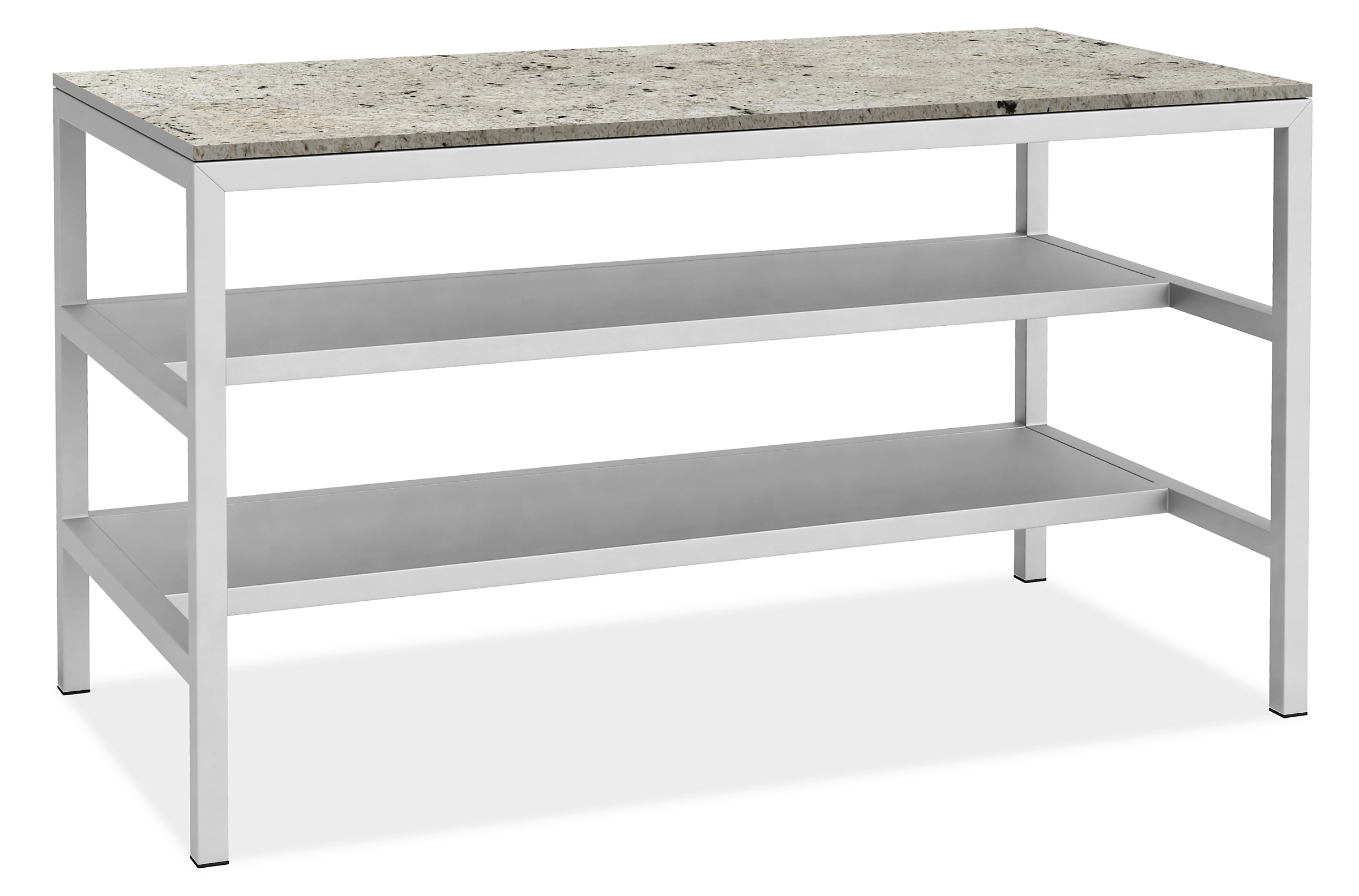 Parsons 60w 30d 35h Outdoor Two-Shelf Counter Table