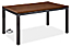 Parsons 60w 36d Desk with Left Power Cord/USB and 2" Leg