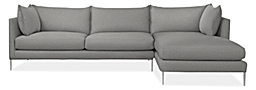 Palm 115" Sofa with Right-Arm Chaise