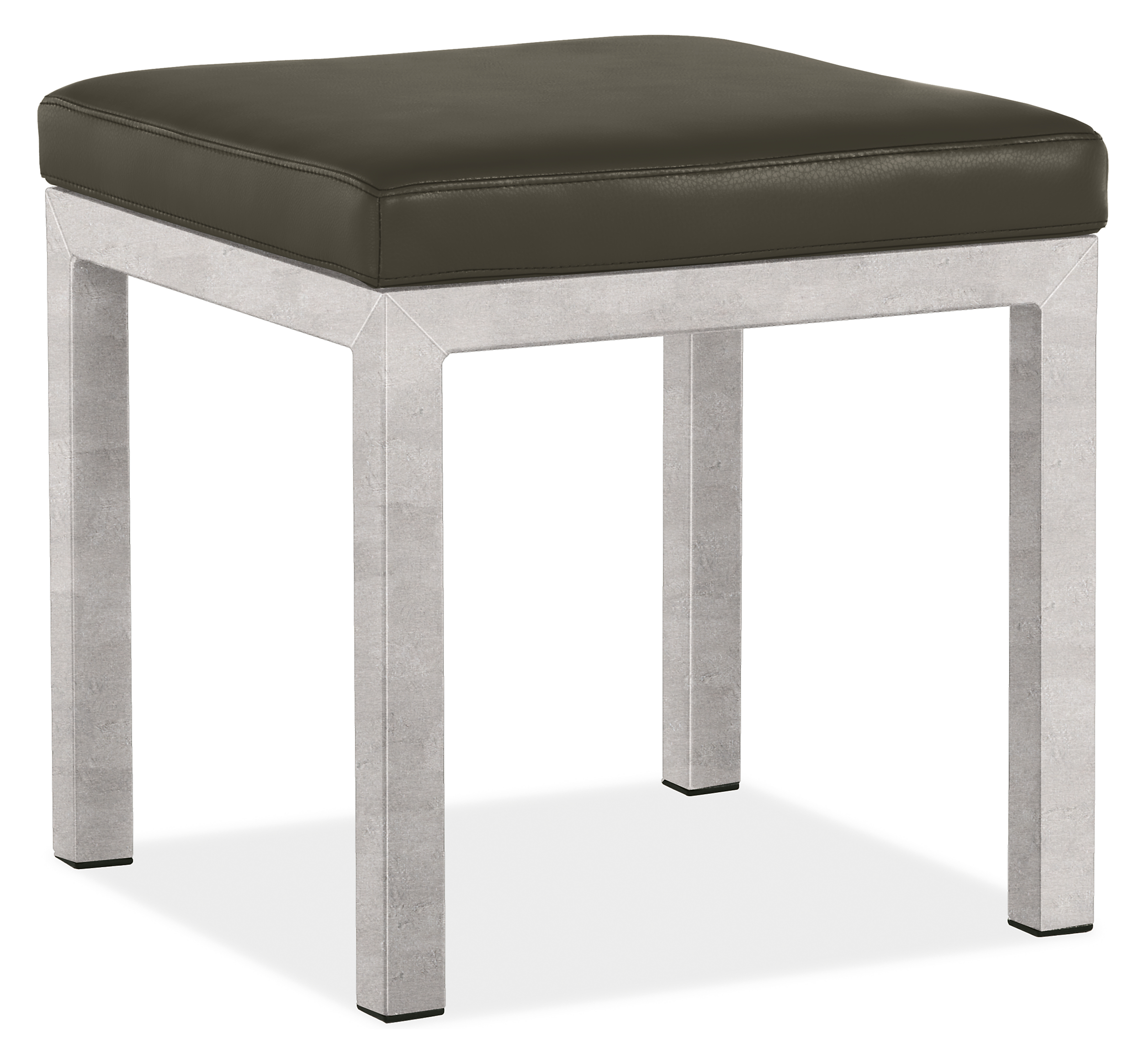 Parsons Leather Stool