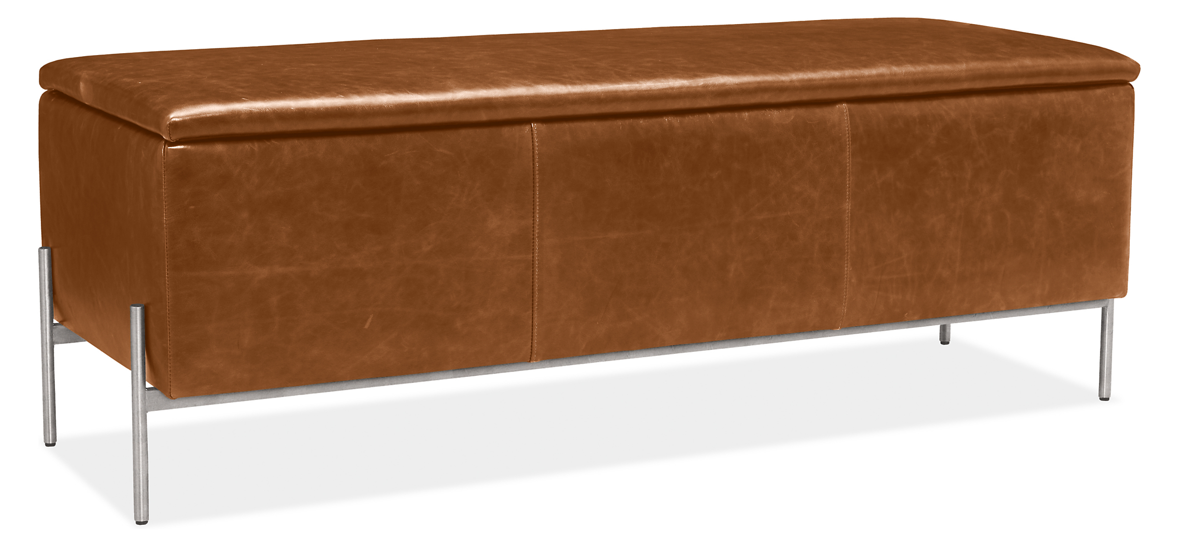 Paxton Leather Storage Bench