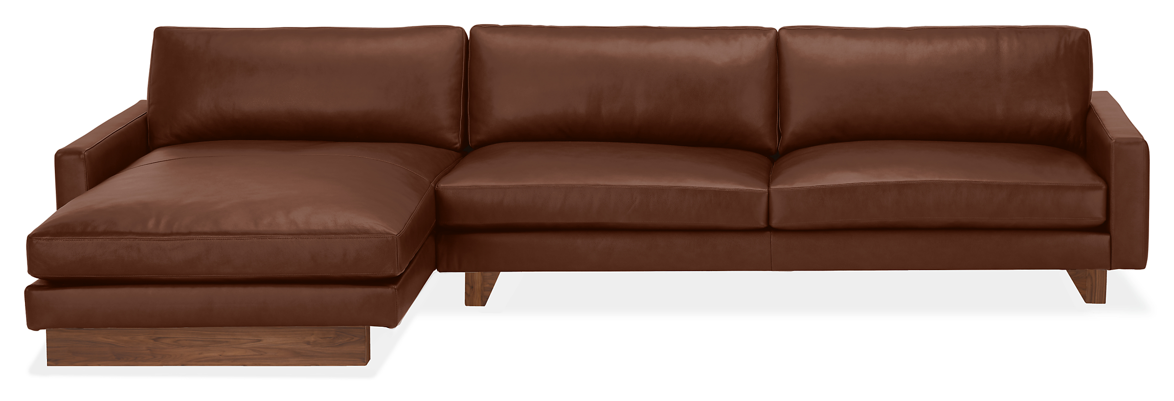 Pierson Leather Sofas with Chaise