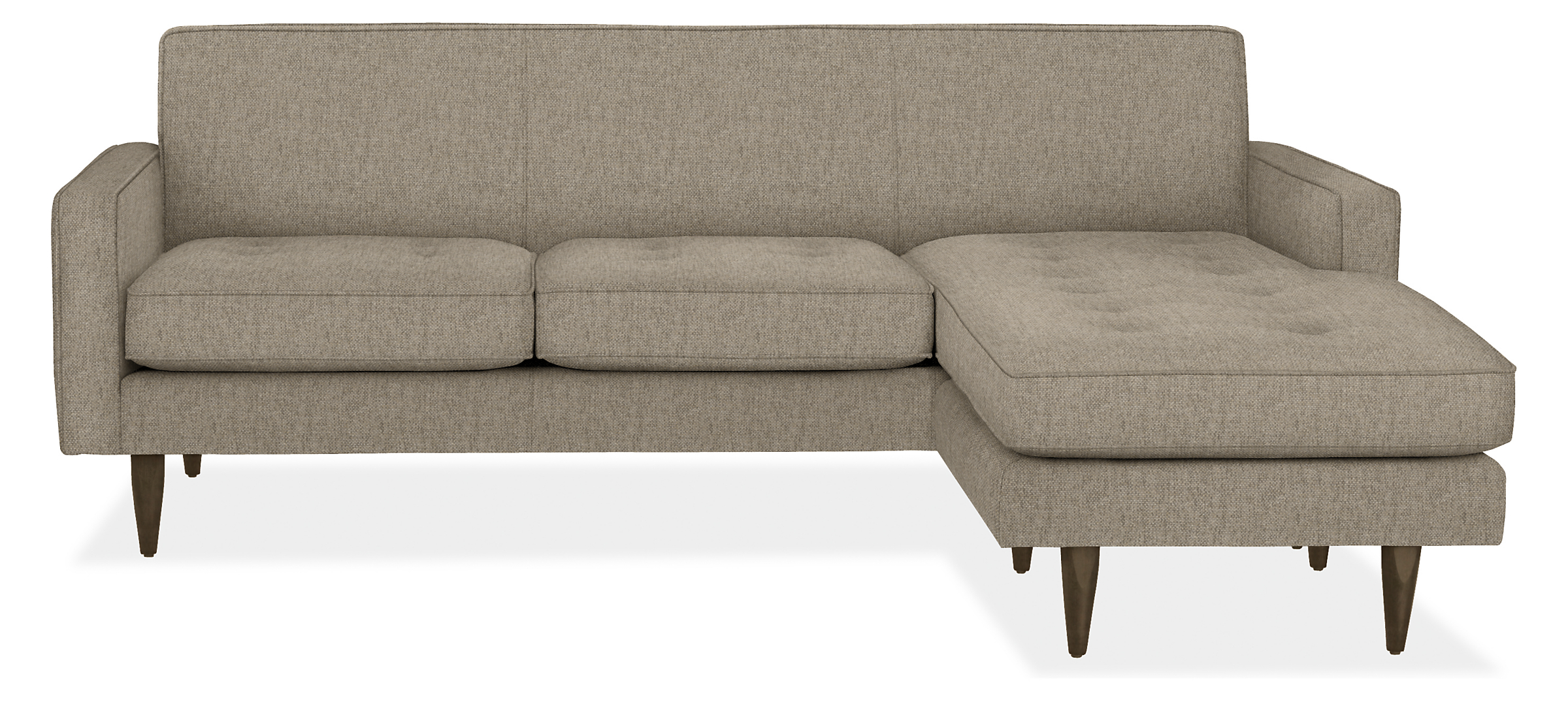 Reese 85" Three-Cushion Sofa with Reversible Chaise