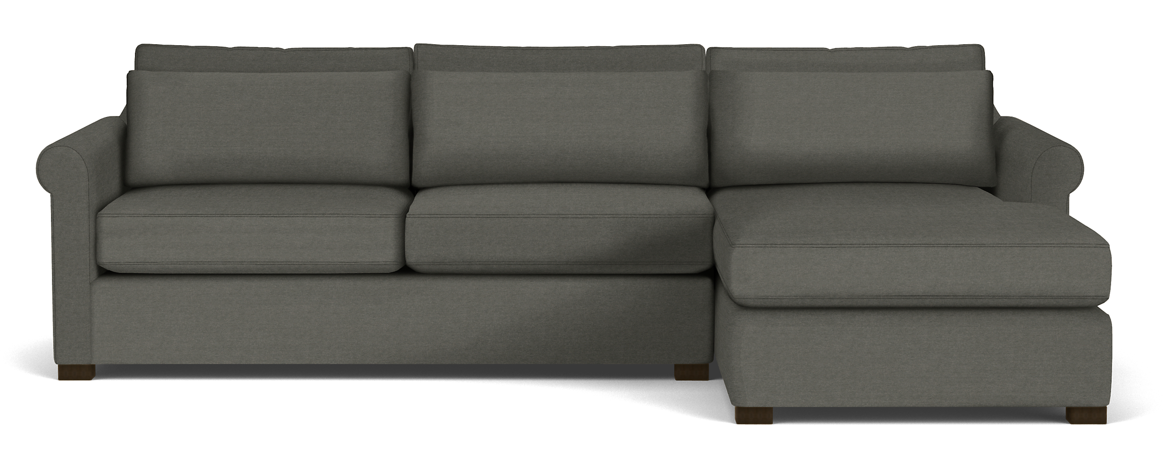 Tegan 110" Sofa with Right-Arm Chaise