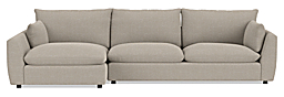 Weber 121" Sofa with Left-Arm Chaise