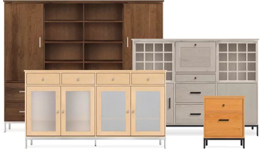 Room and store board hutch