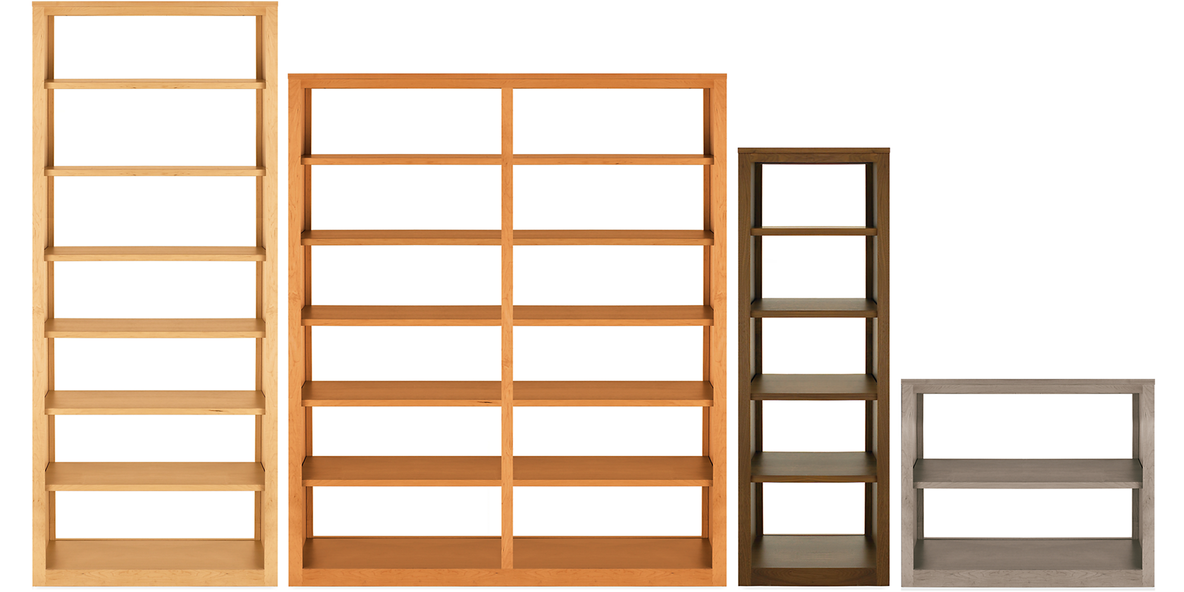 Woodwind Open-Back Custom Bookcases