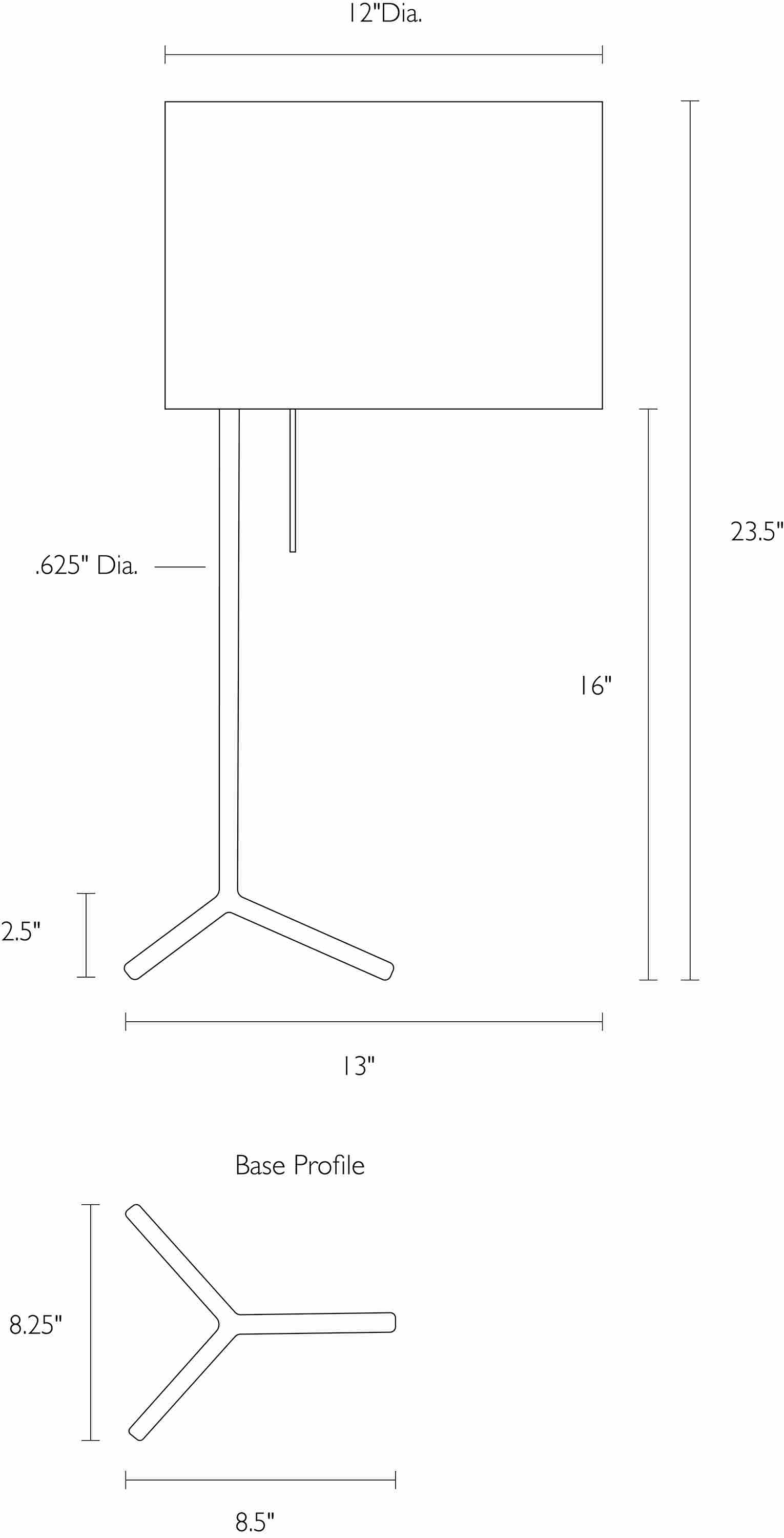 Crane Table Lamp.