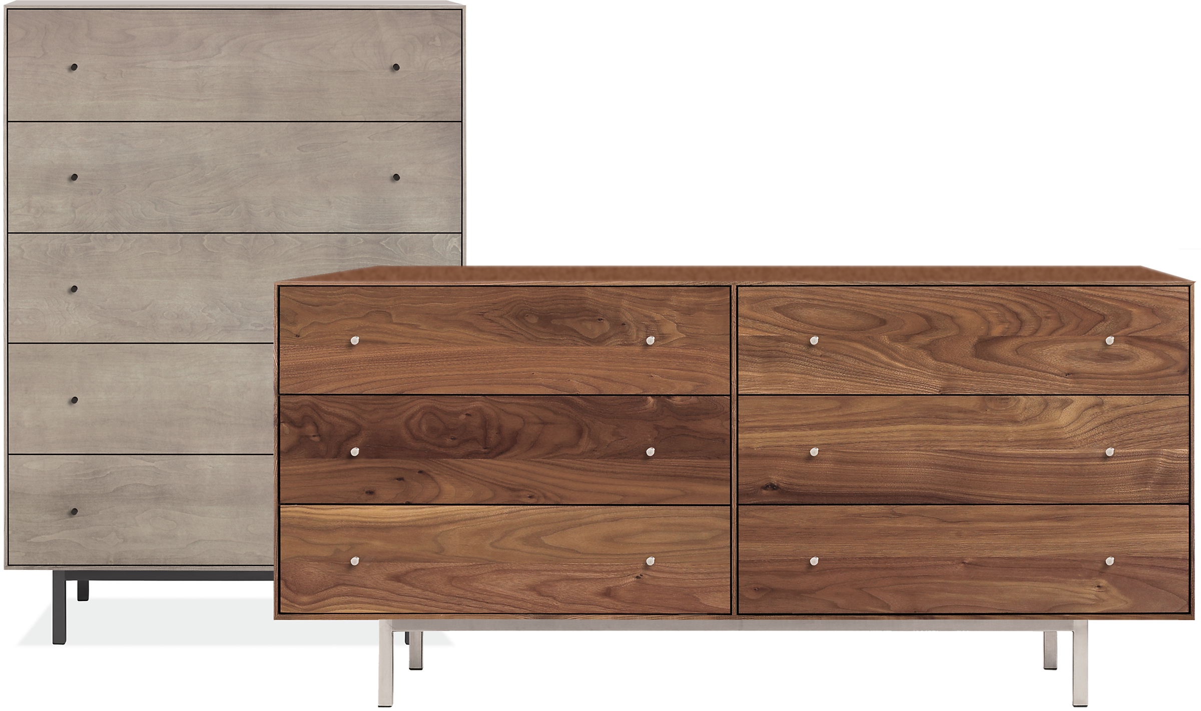 Hudson Dressers with Steel Base