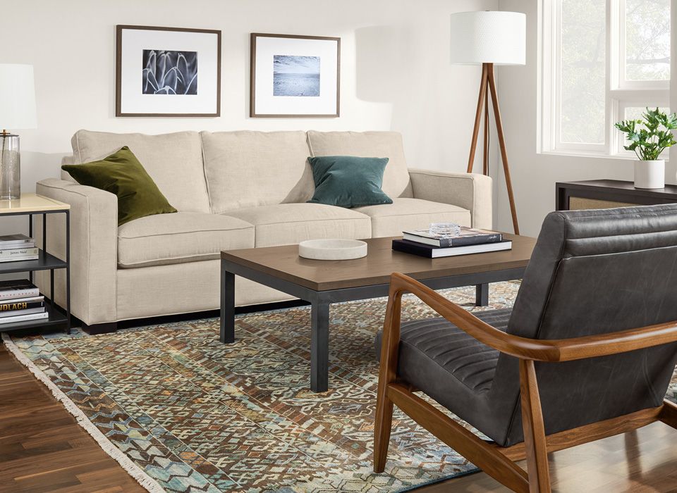 How to Choose a Rug Size - Ideas & Advice - Room & Board