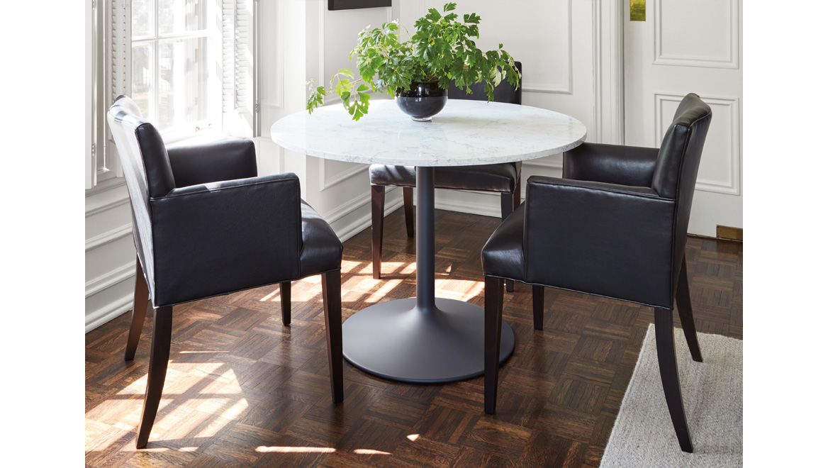 How To Measure Your Dining Space, Small Kitchen Table With Chairs That Fit Underneath