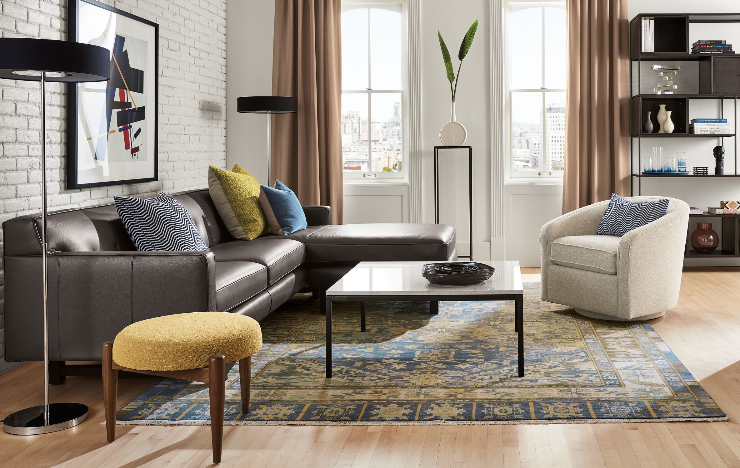 How to Choose a Rug Size - Ideas & Advice - Room & Board