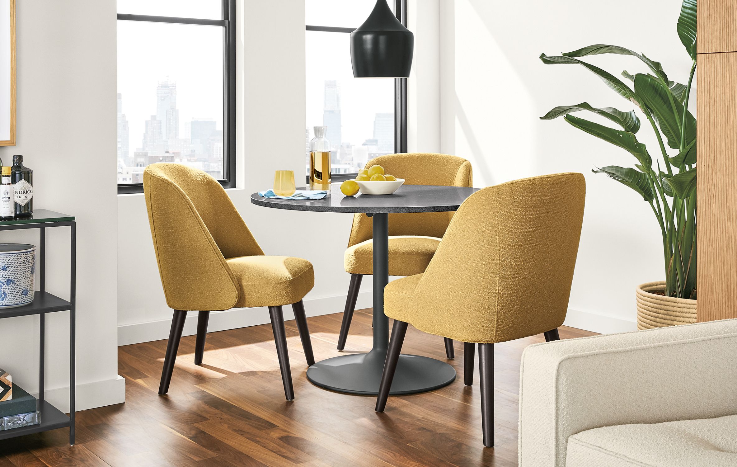 Very small dining deals chairs