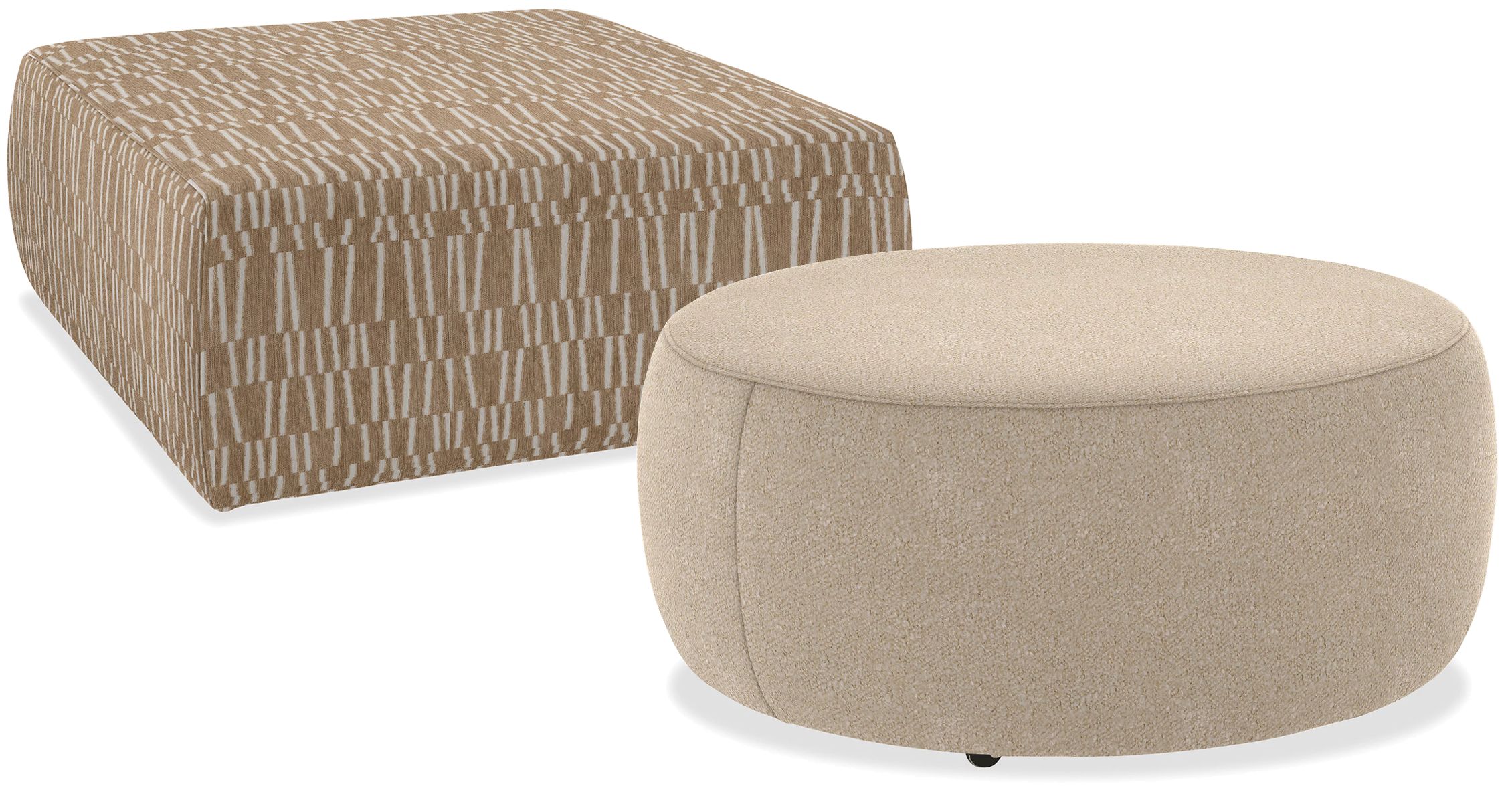Lind Ottomans
