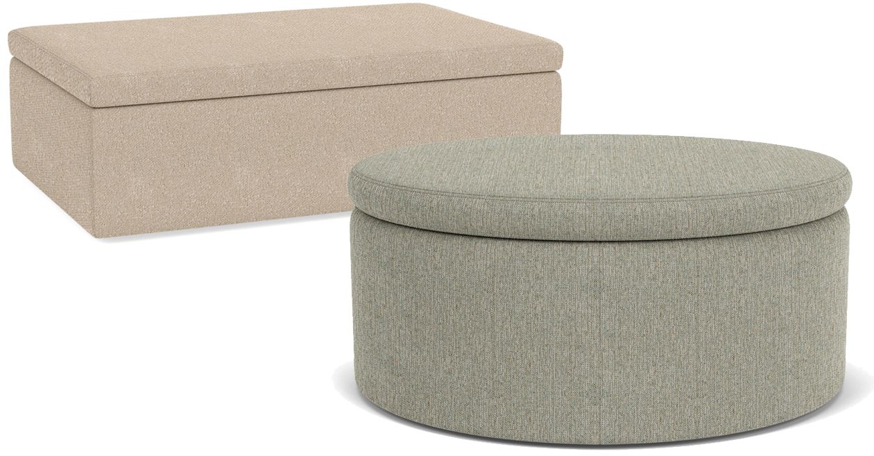 Lind Storage Ottomans