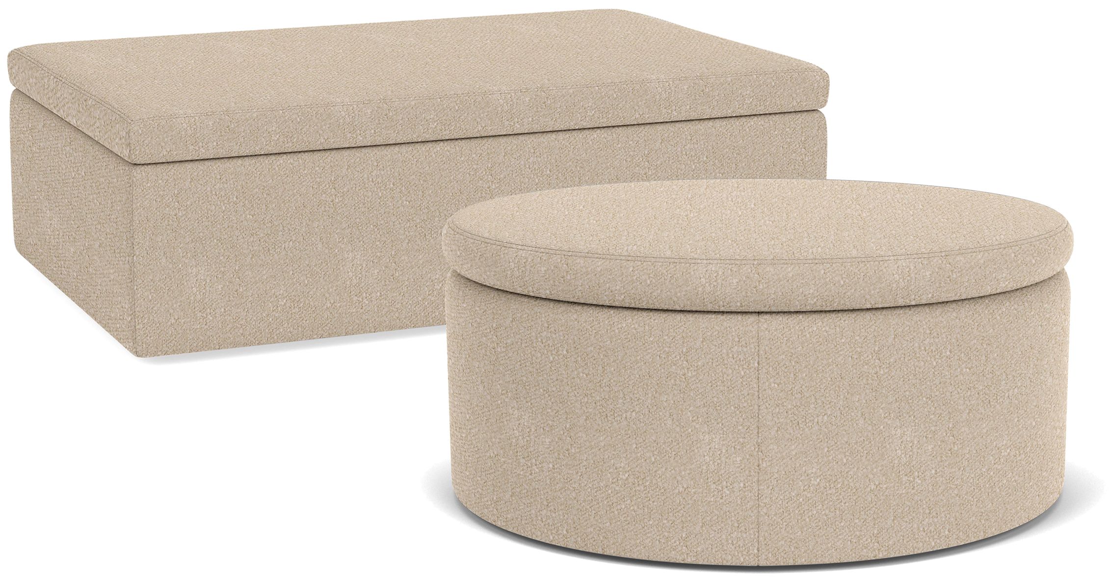 Lind Storage Ottomans