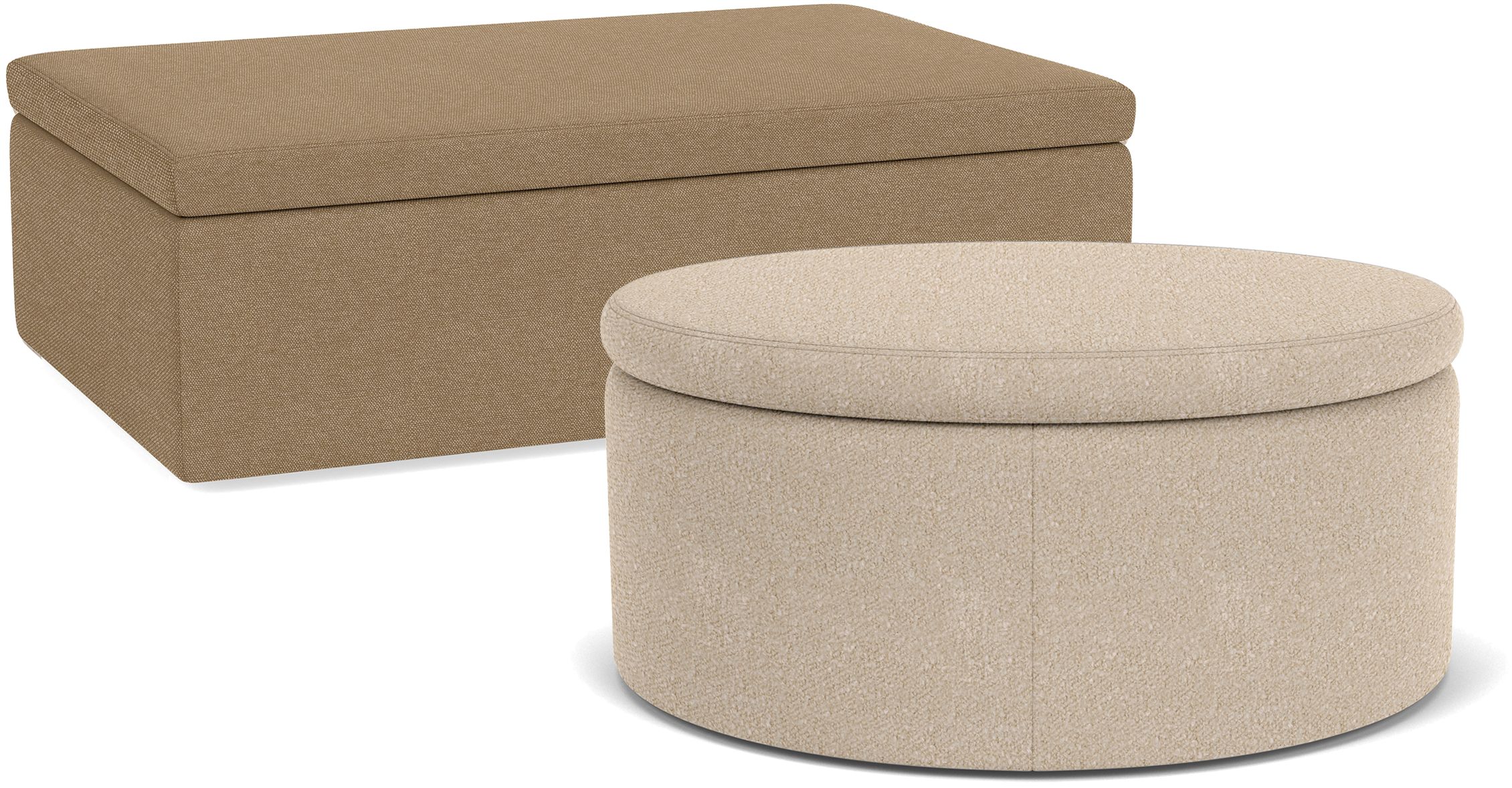 Lind Storage Ottomans