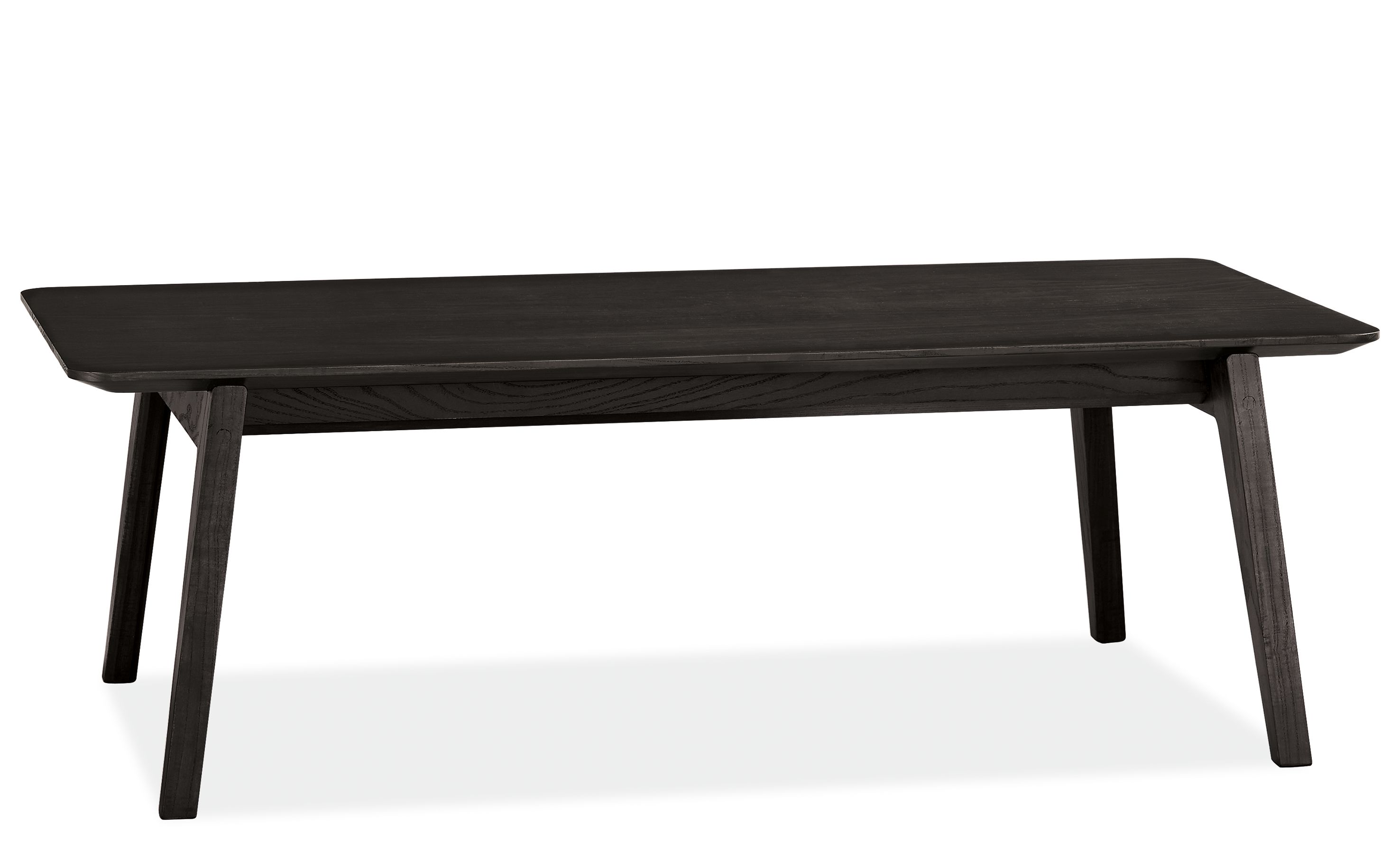 Bordan 90cm Rectangle Wood Coffee Table - Black