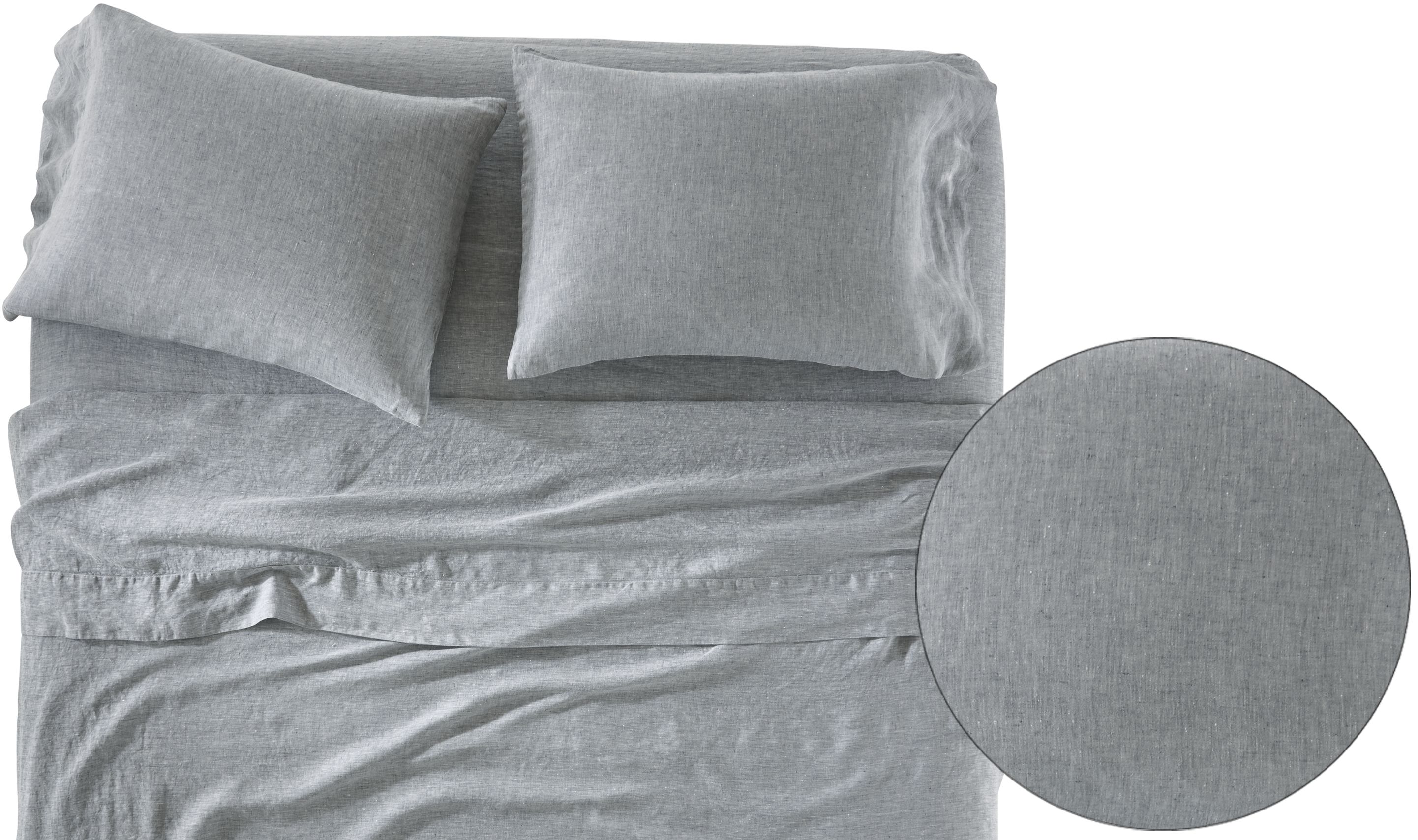 Relaxed Linen Sheets & Pillowcases