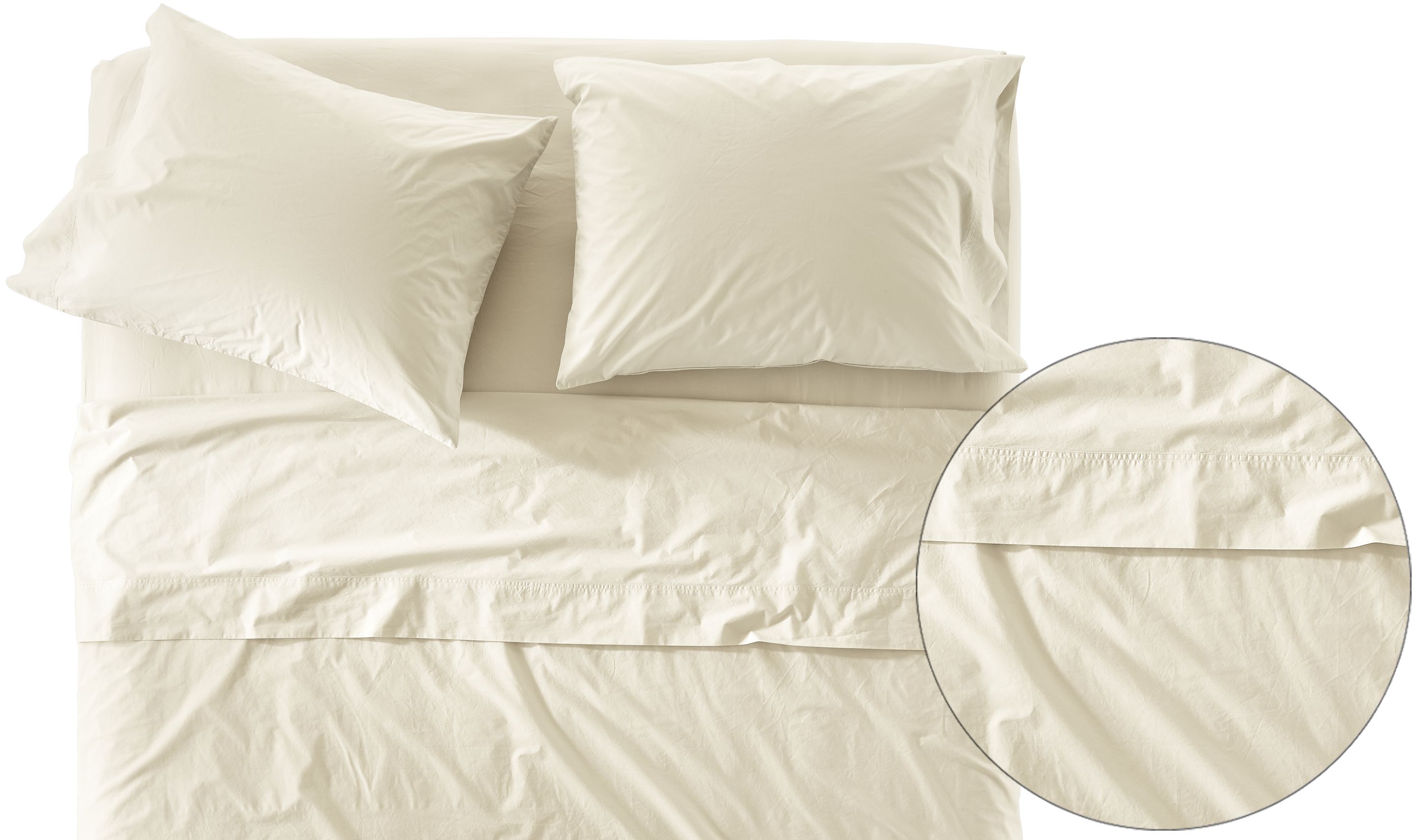 Signature Cotton Percale Sheets & Pillowcases