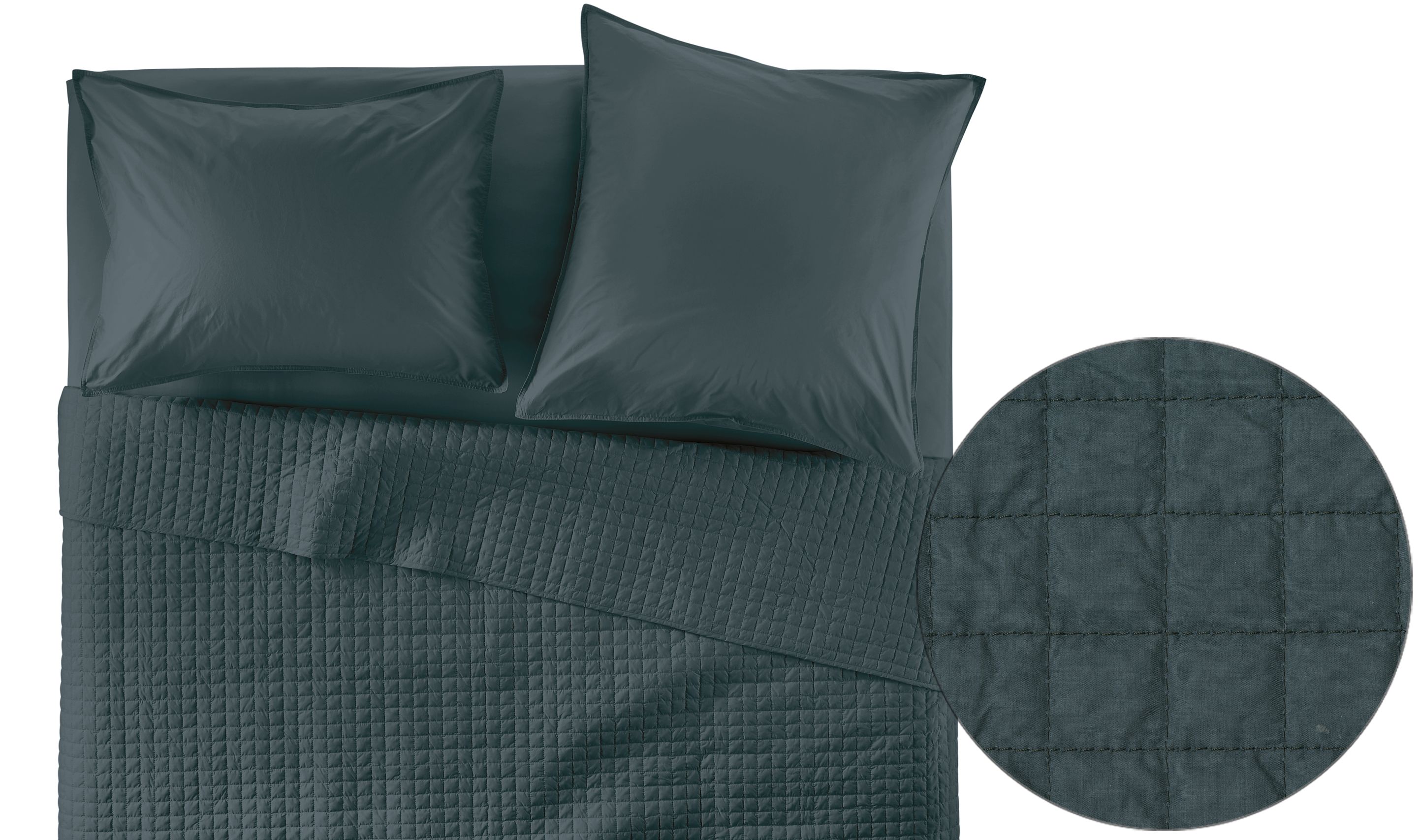 Signature Cotton Percale Quilted Coverlet