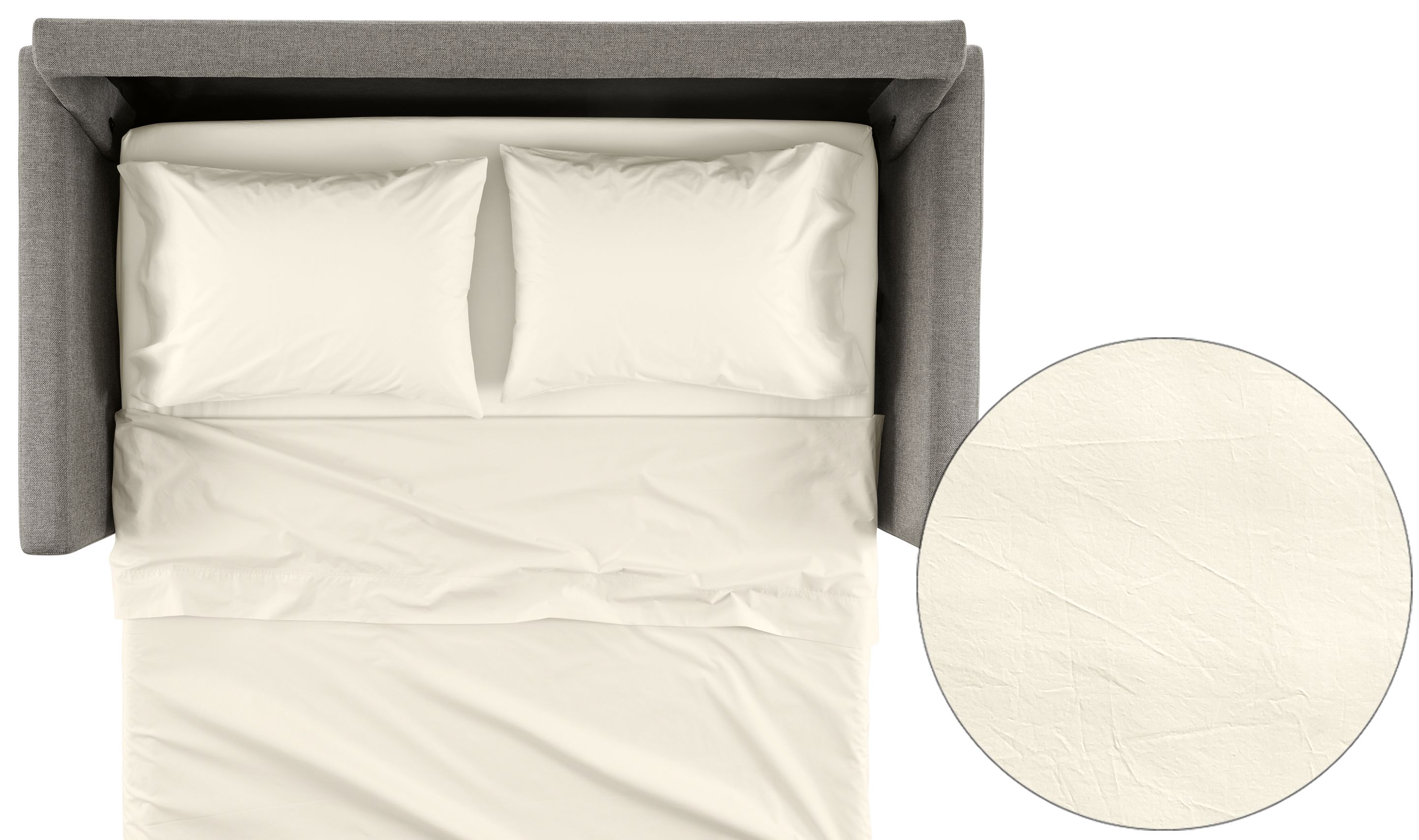 Signature Cotton Percale Sleeper Sofa Sheet Set