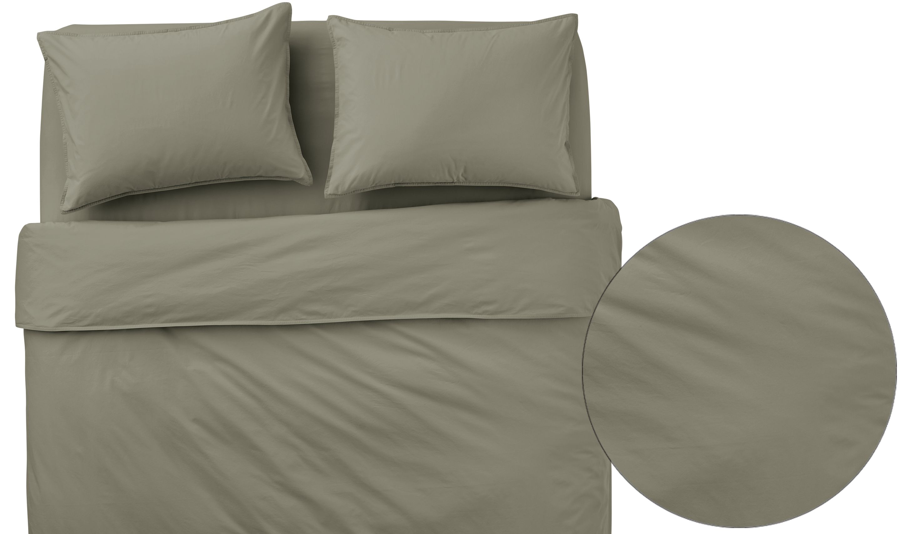 Soft Washed Cotton Percale Duvet Sets