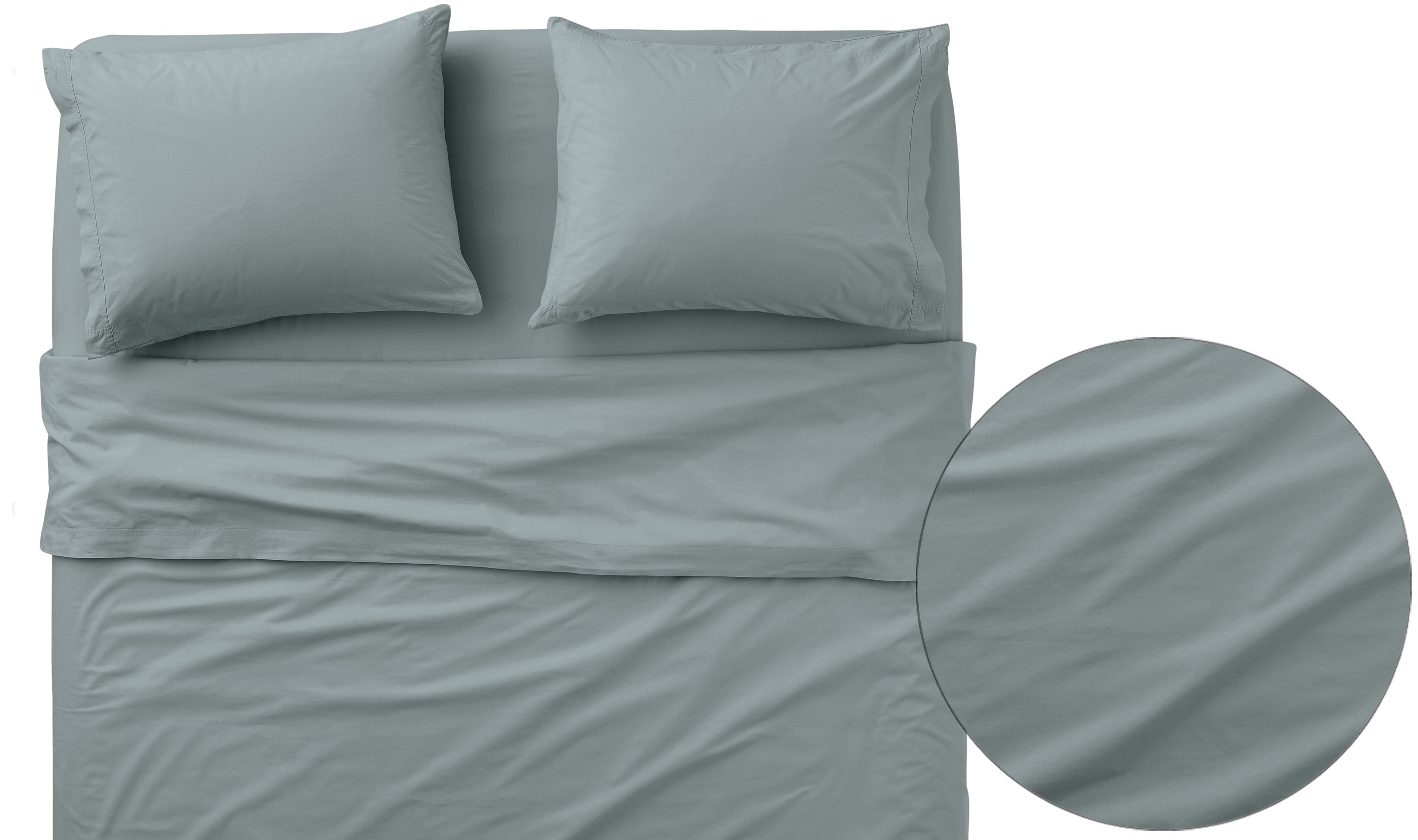 Soft Washed Cotton Percale Sheets Sets