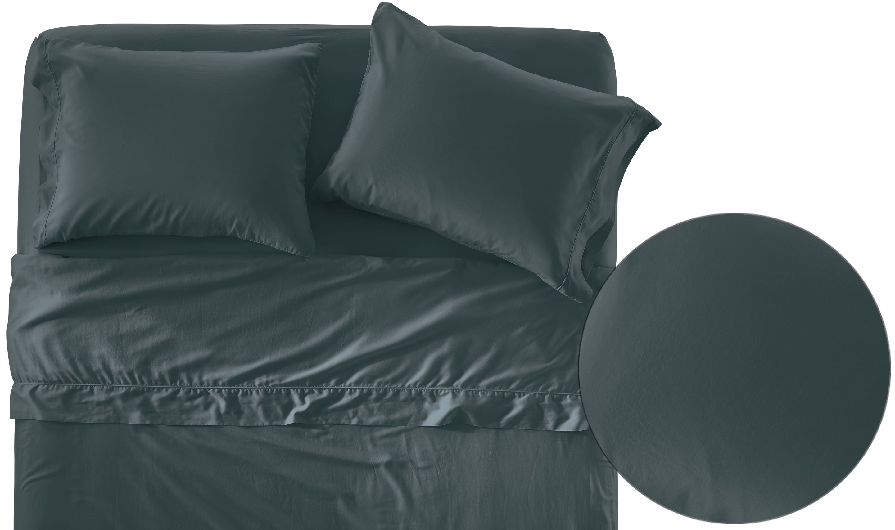 Tailored Cotton Sateen Sheets & Pillowcases