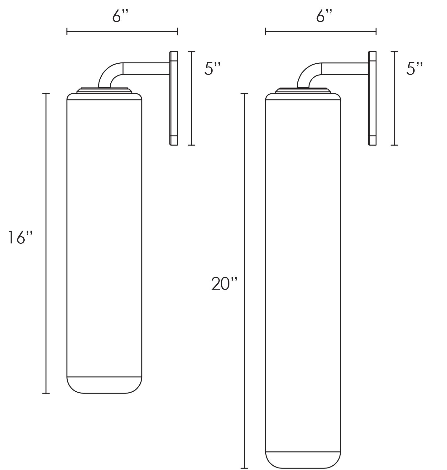 Ursa Sconce Dimensions.