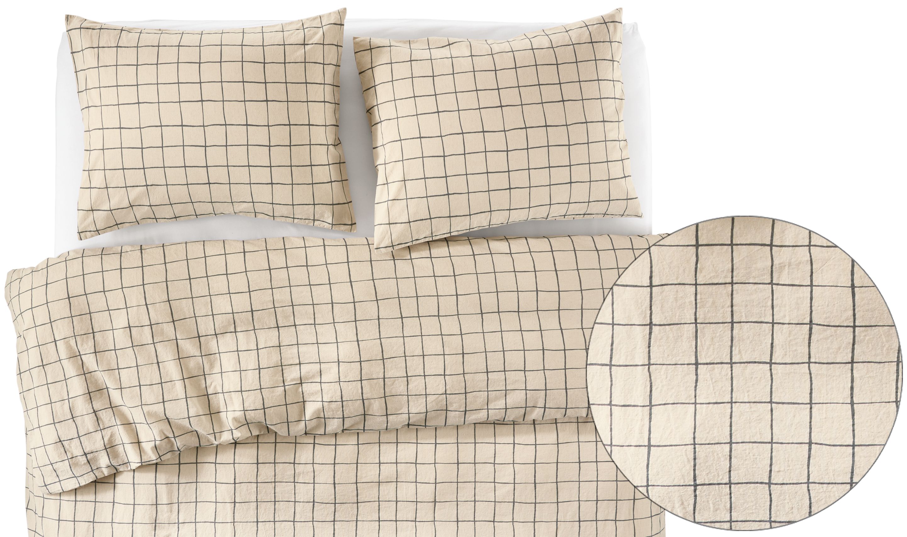Window Cotton-linen Duvet Set
