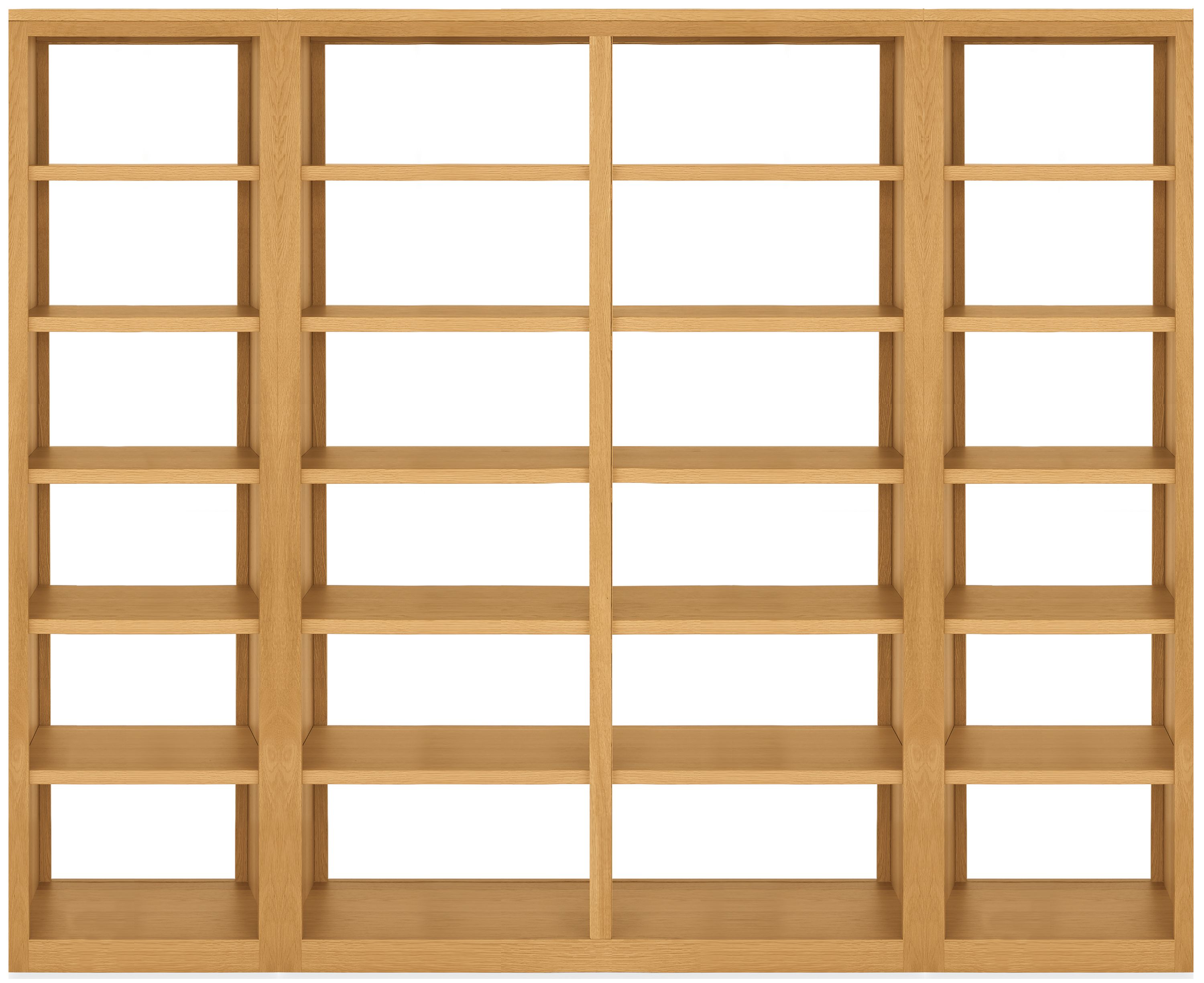Woodwind Open-Back Custom Bookcases & Wall Units