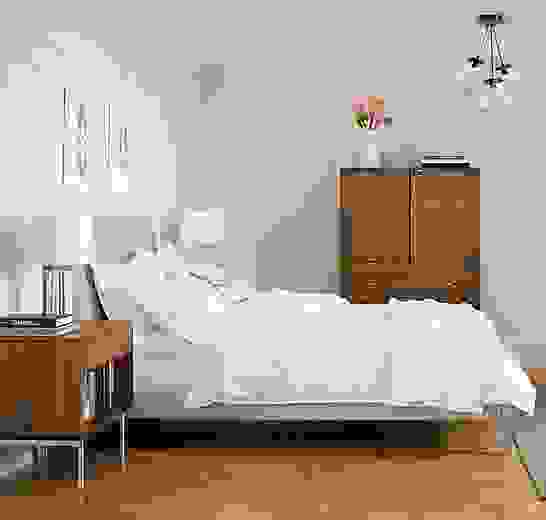 Modern feminine bedroom with Ella bed.