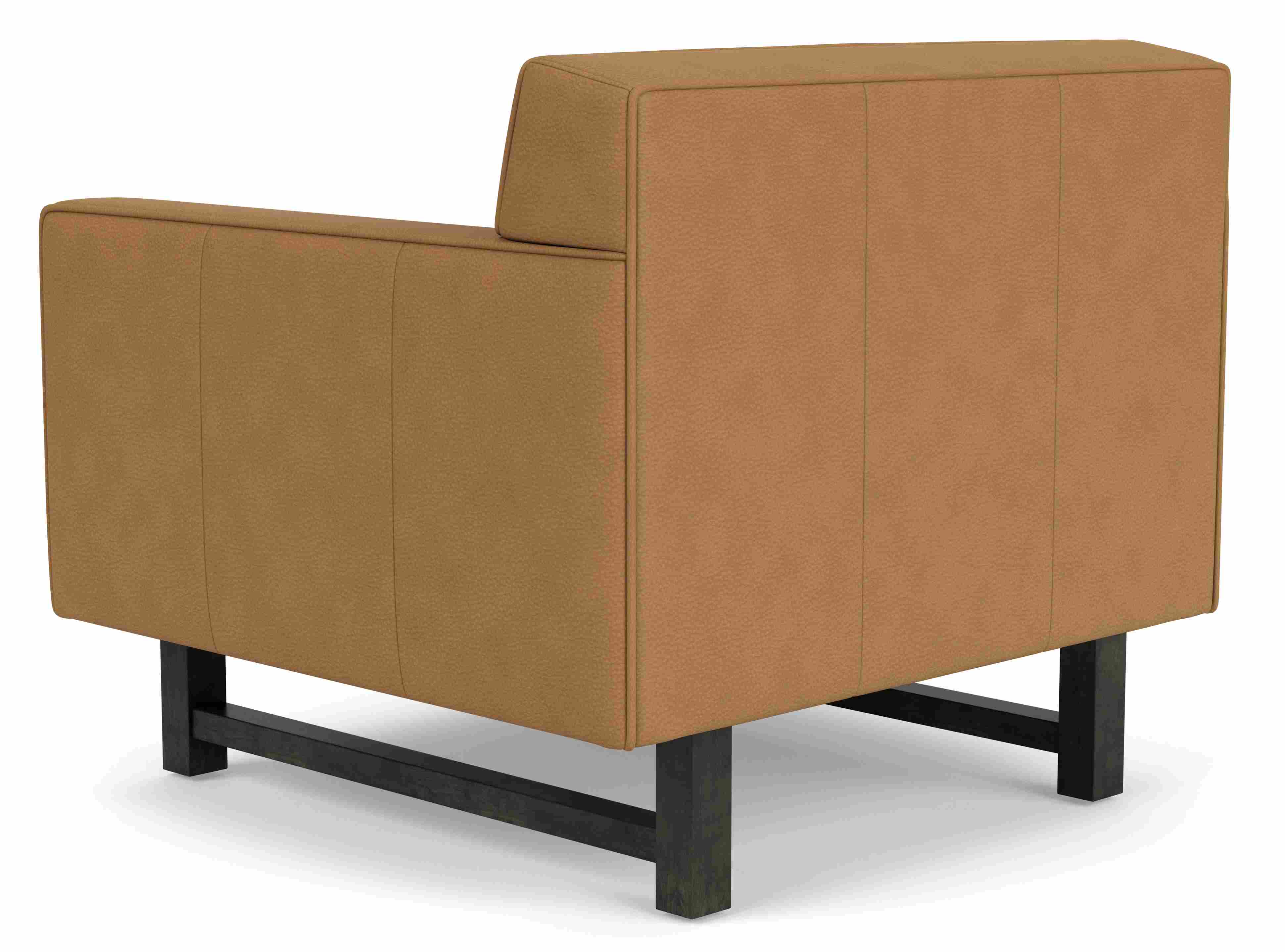 Back view of Andre Chair in Leather