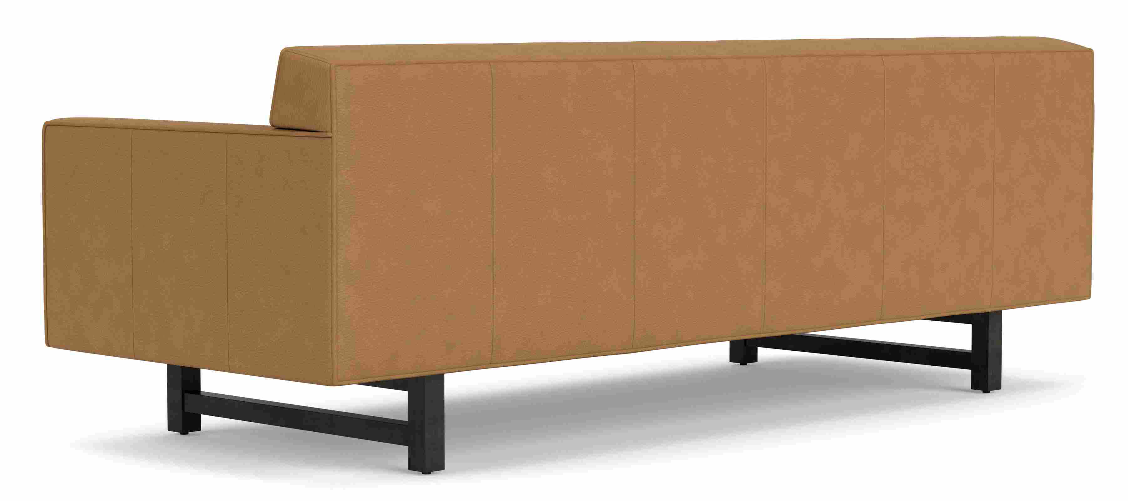 Back view of Andre 89" Sofa in Leather