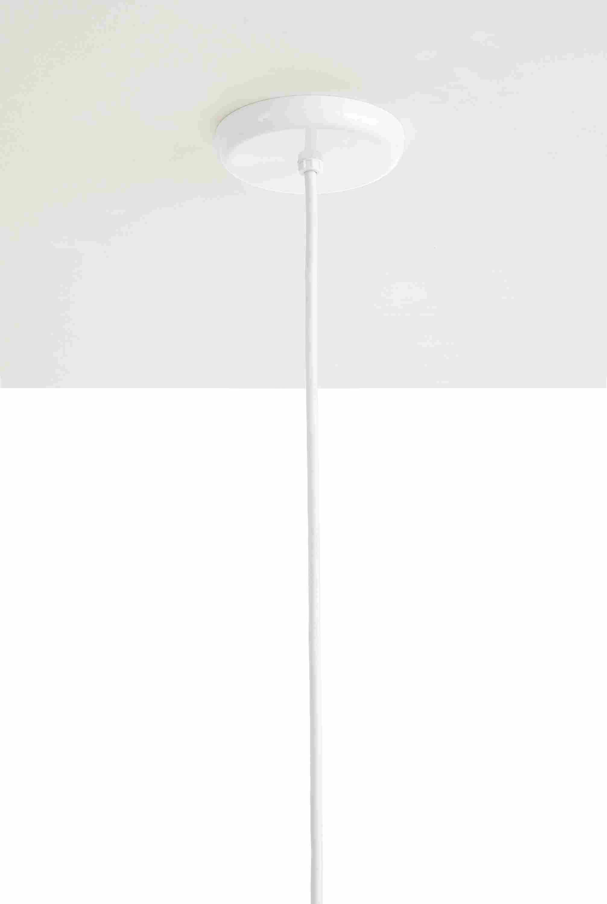 Detail of Ango 18-round Pendant in White.