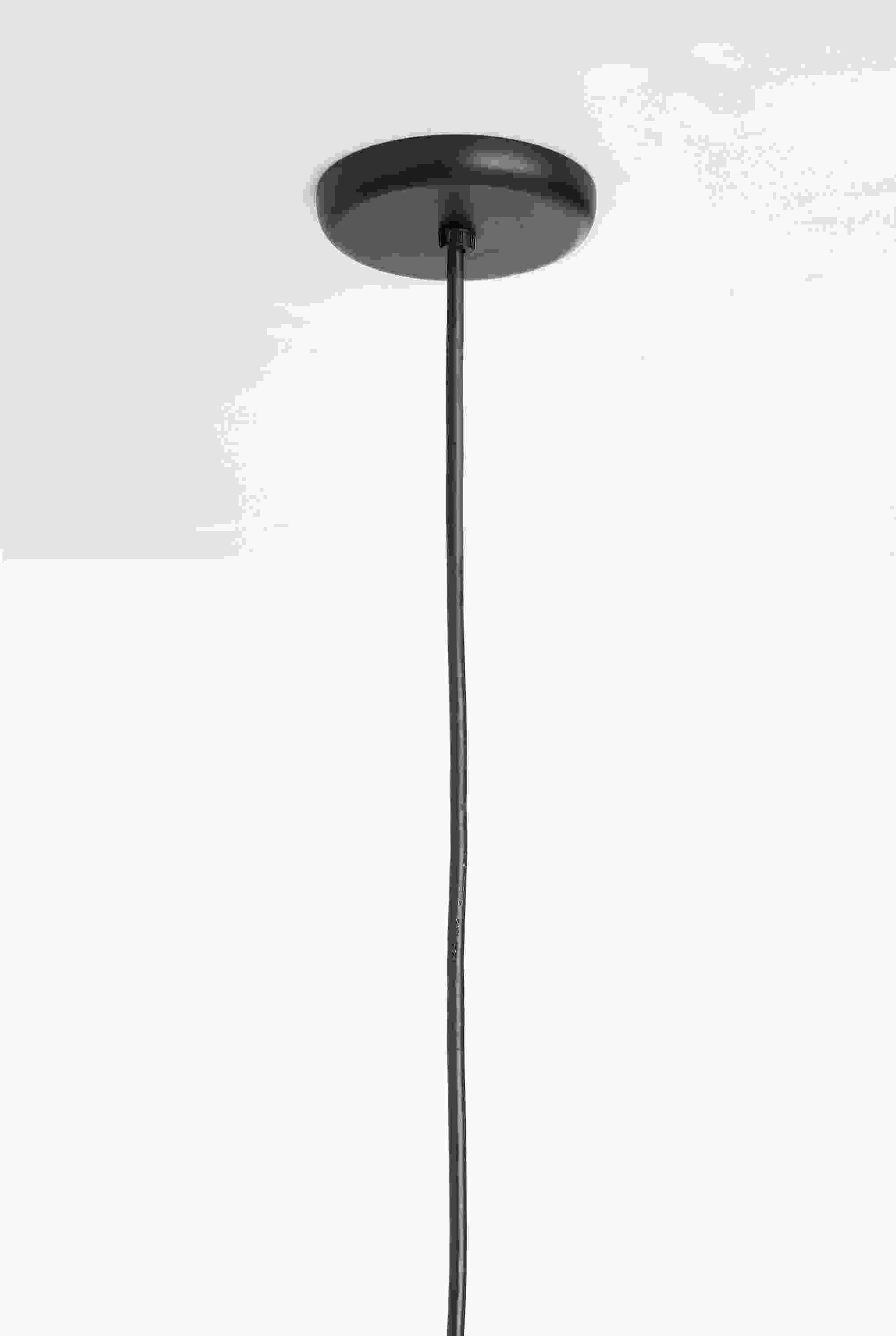 Detail of Ango 18-round Pendant in Black.