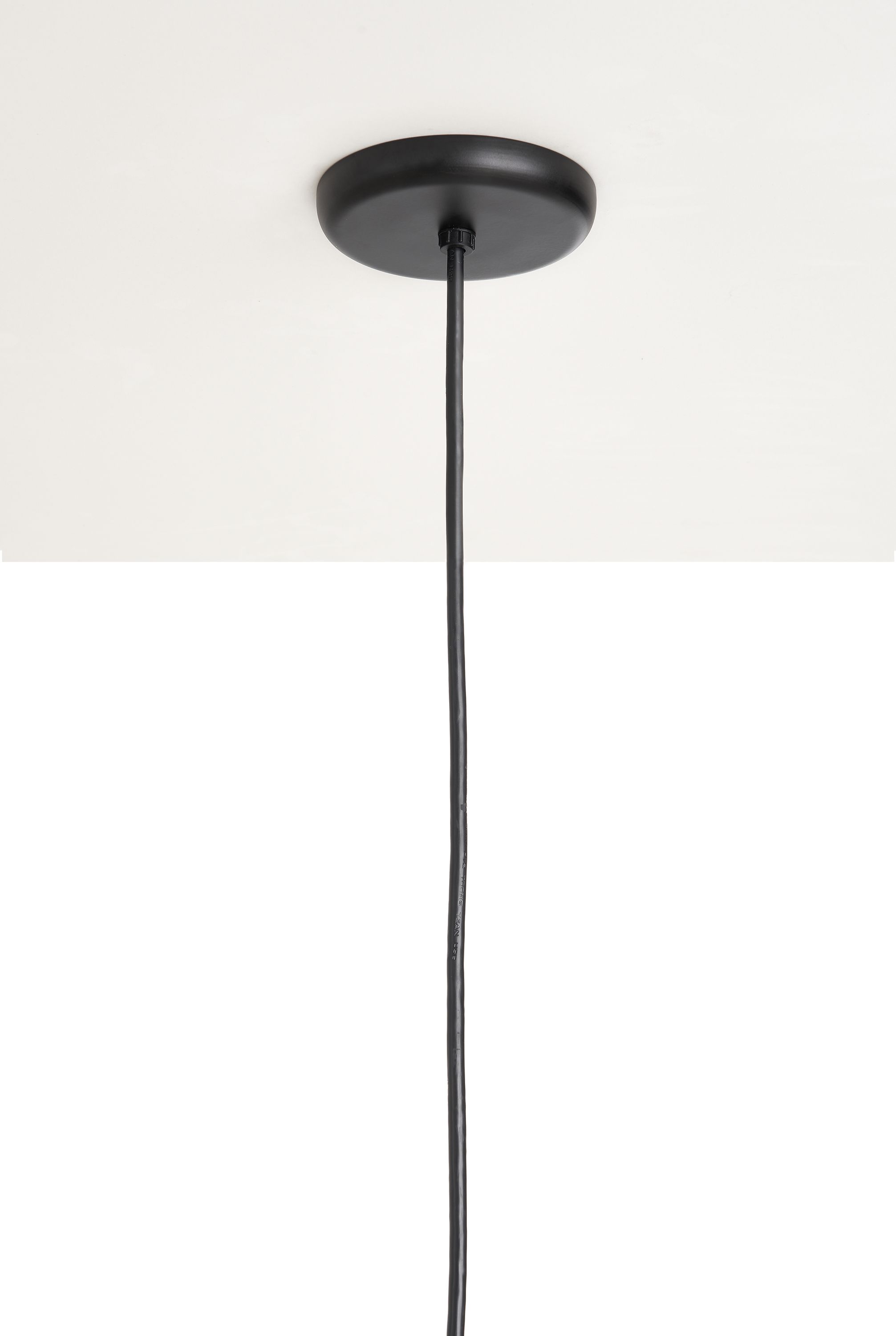 Detail of Ango 18-round Pendant in Black.