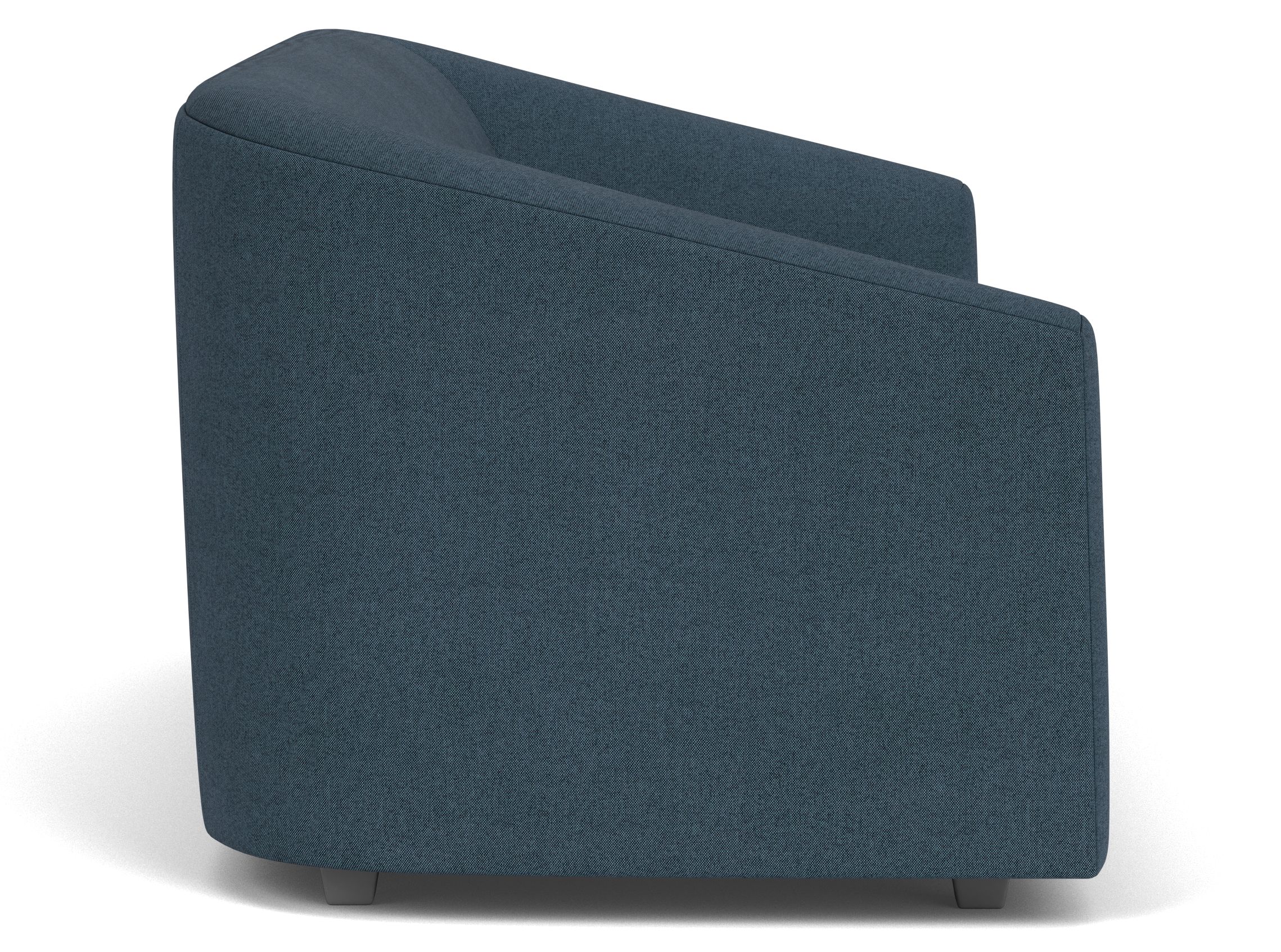 side view of Arris 80-wide Sofa in Pelham Ink.