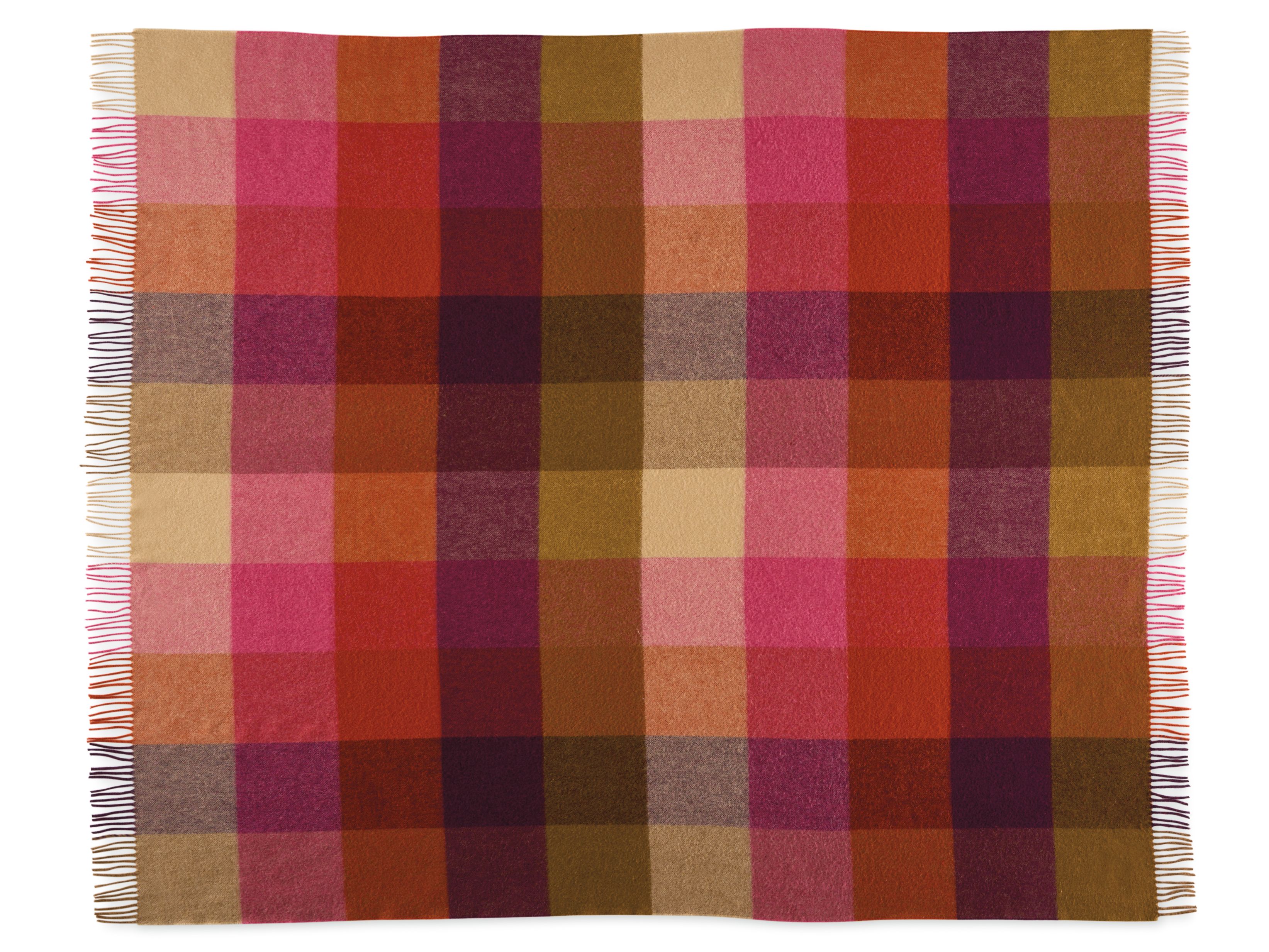 Ashford throw blanket in Mustard.