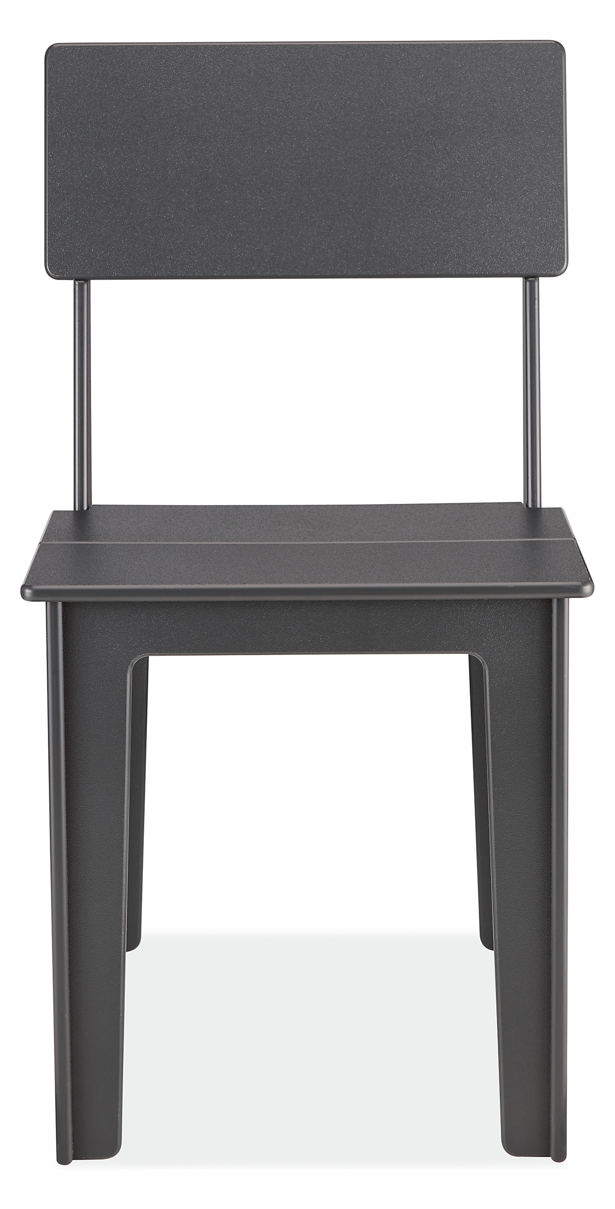 Front view of Aspen Side Chair in Grey.