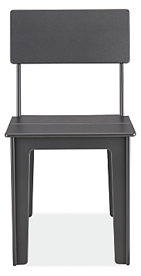 Front view of Aspen Side Chair in Grey.