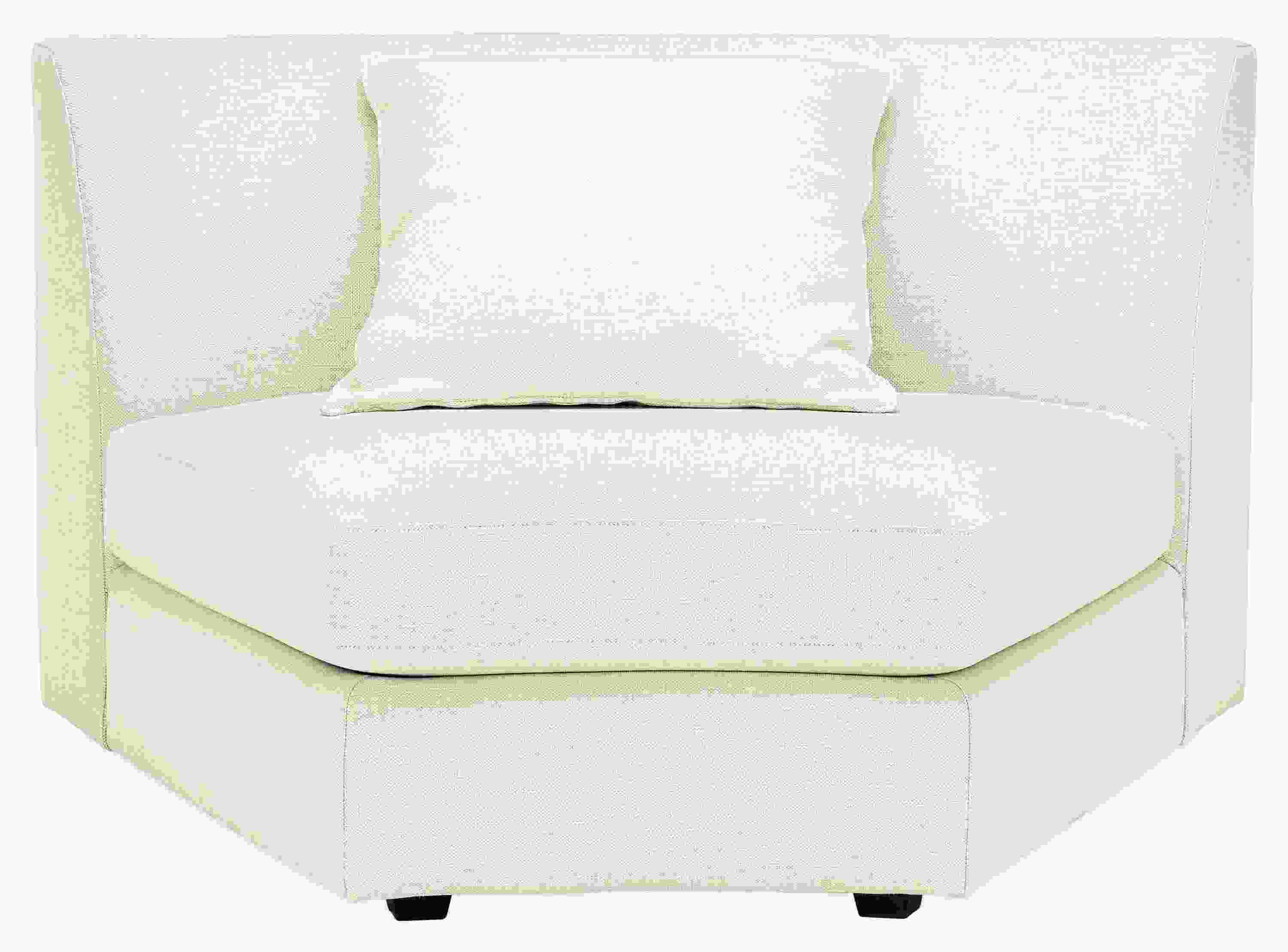 Front view of Astaire 50 Curved Wedge in Sumner Ivory.