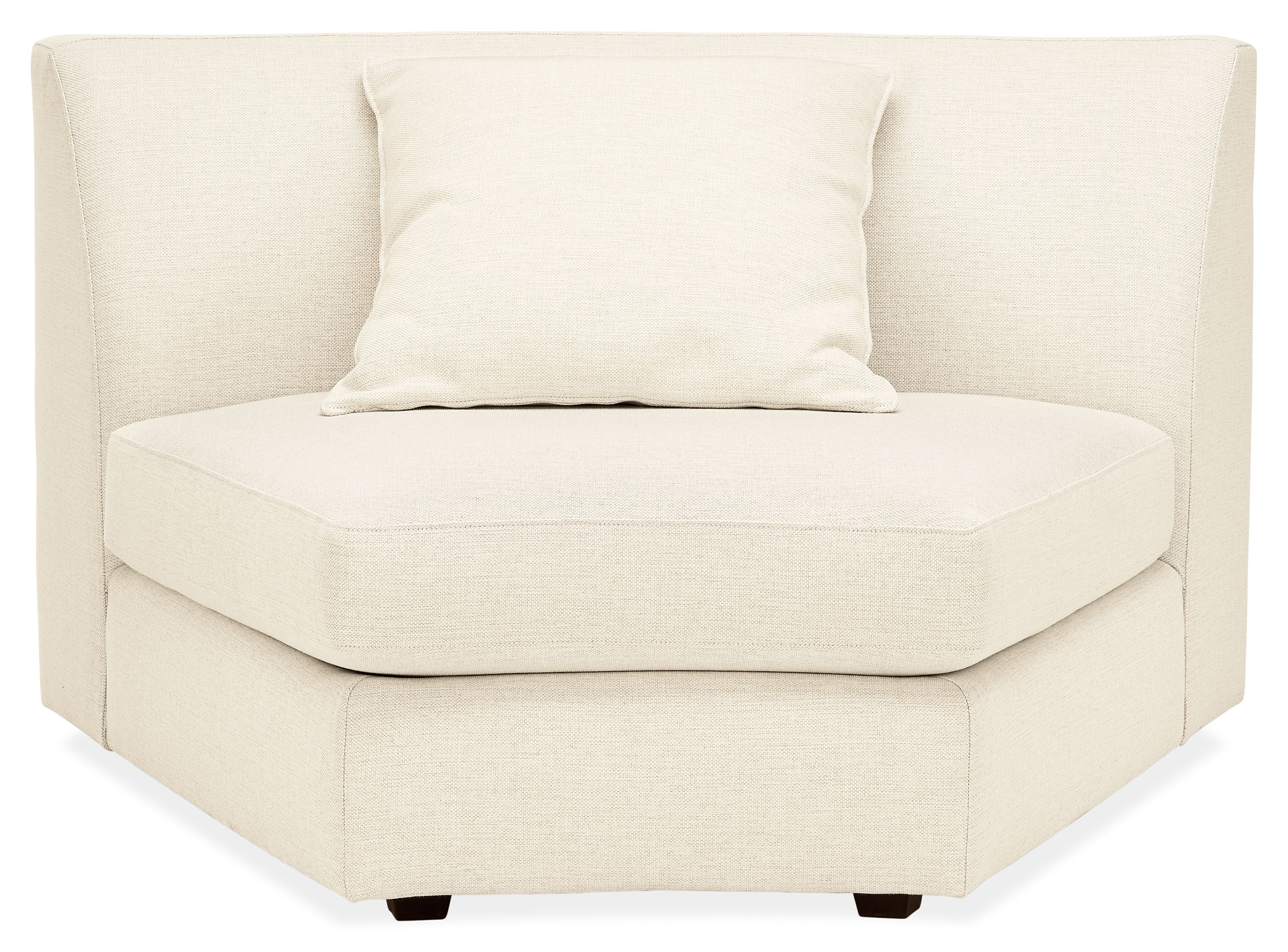 Front view of Astaire 50 Curved Wedge in Sumner Ivory.