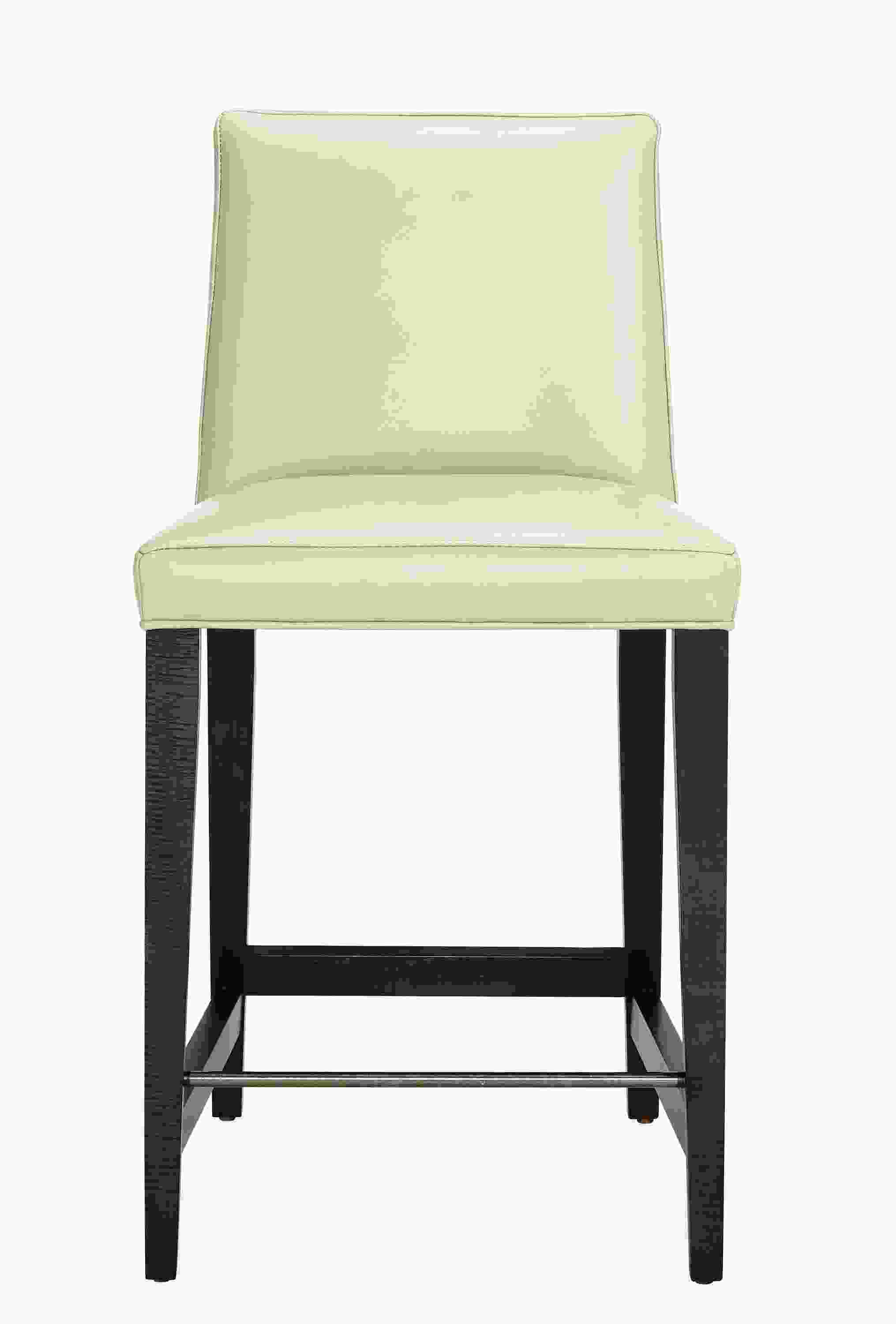 Front view of Ava Counter Stool in Urbino Leather.